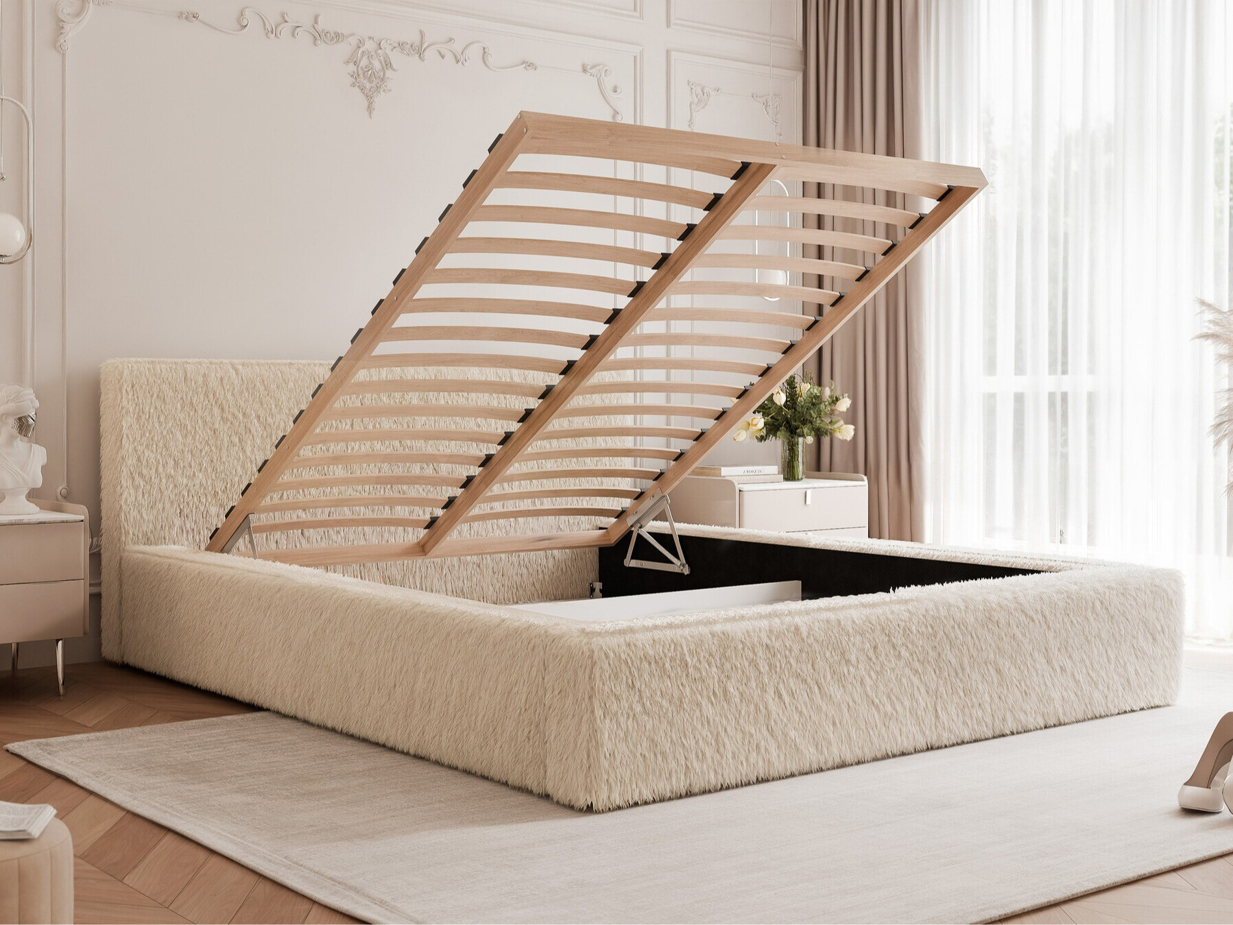 Bed Martinez 119 (Yakety Ivory)