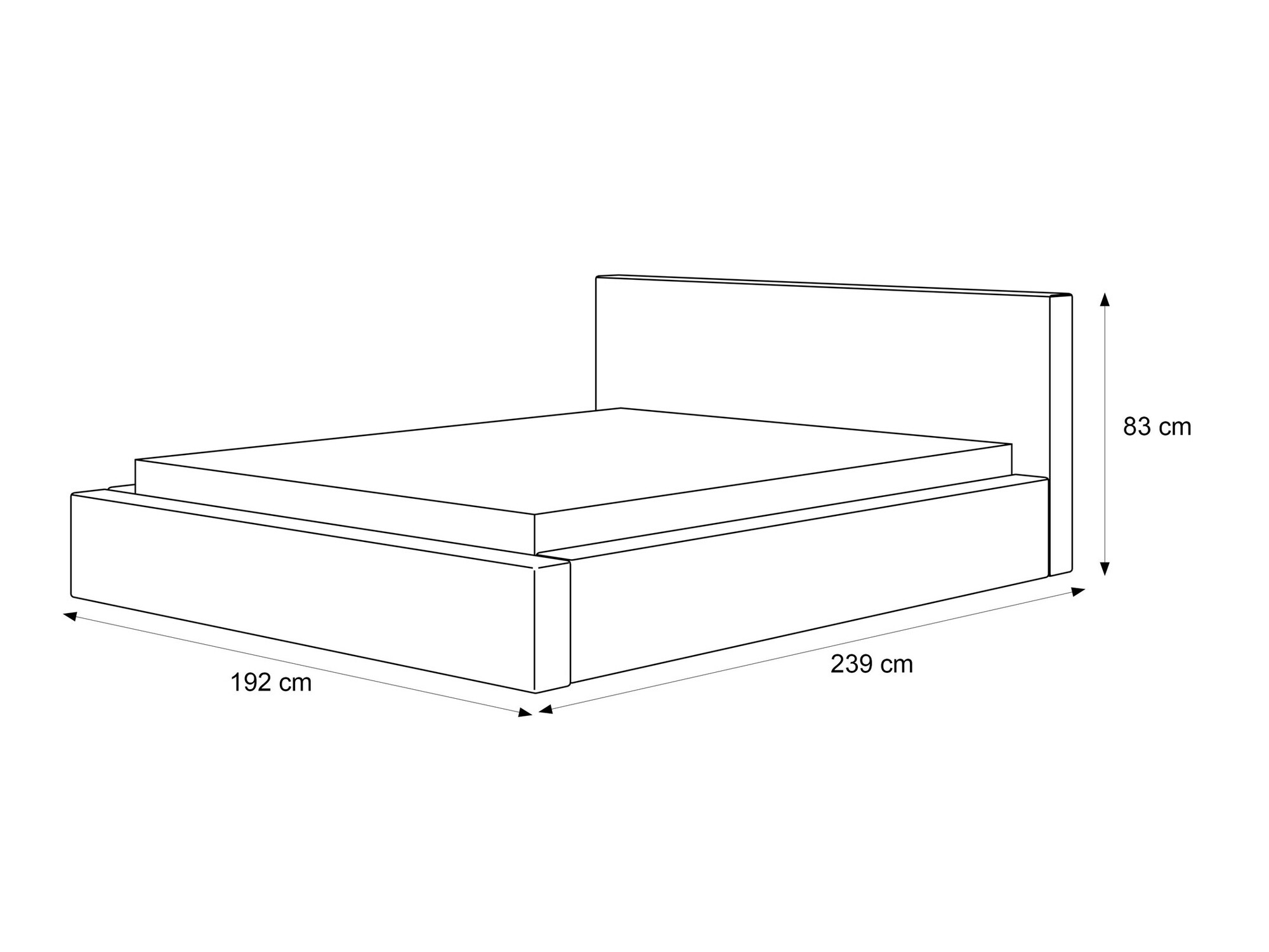 Bed Martinez 119 (Yakety Ivory)