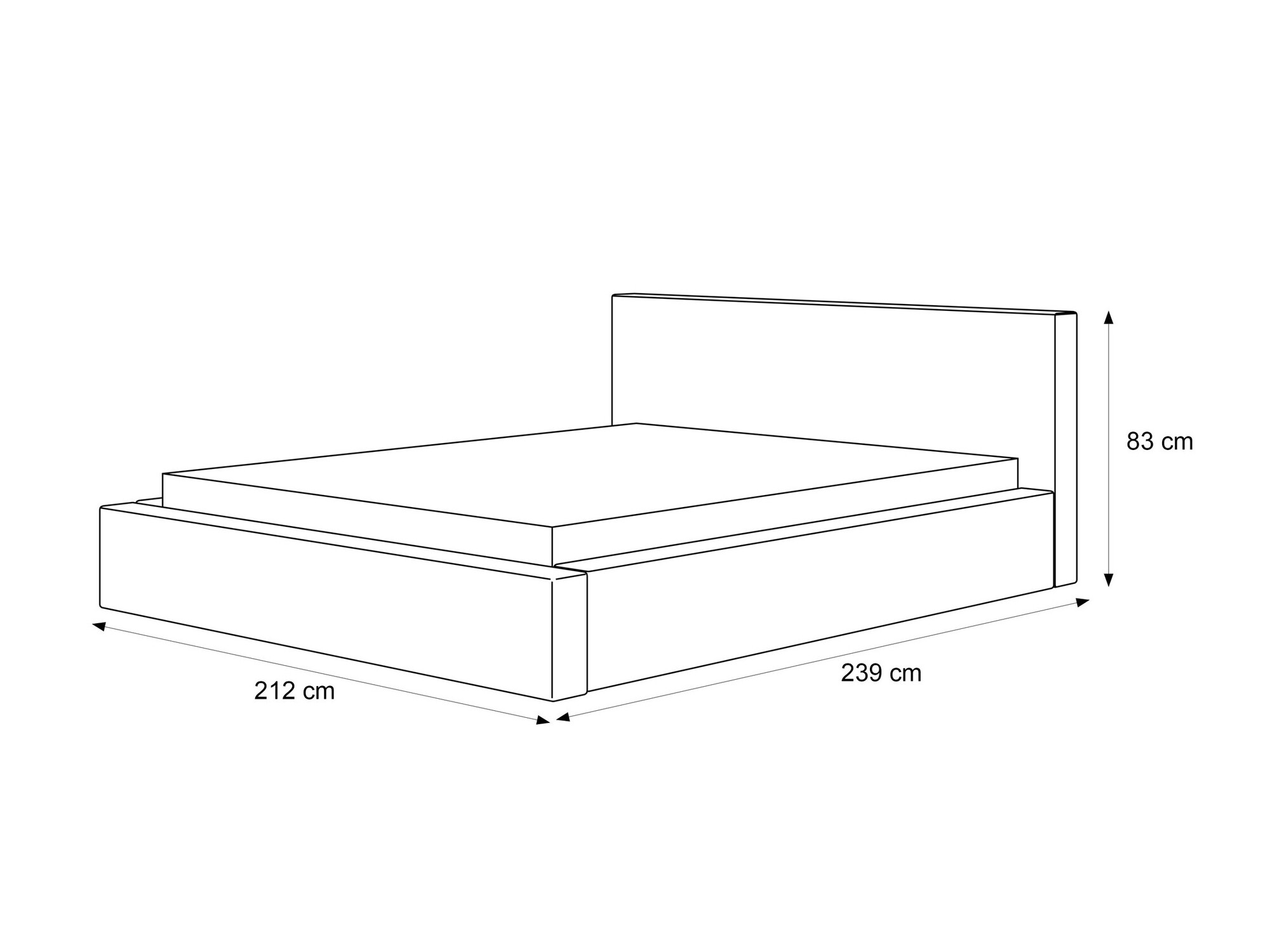 Bed Martinez 119 (Yakety Ivory)