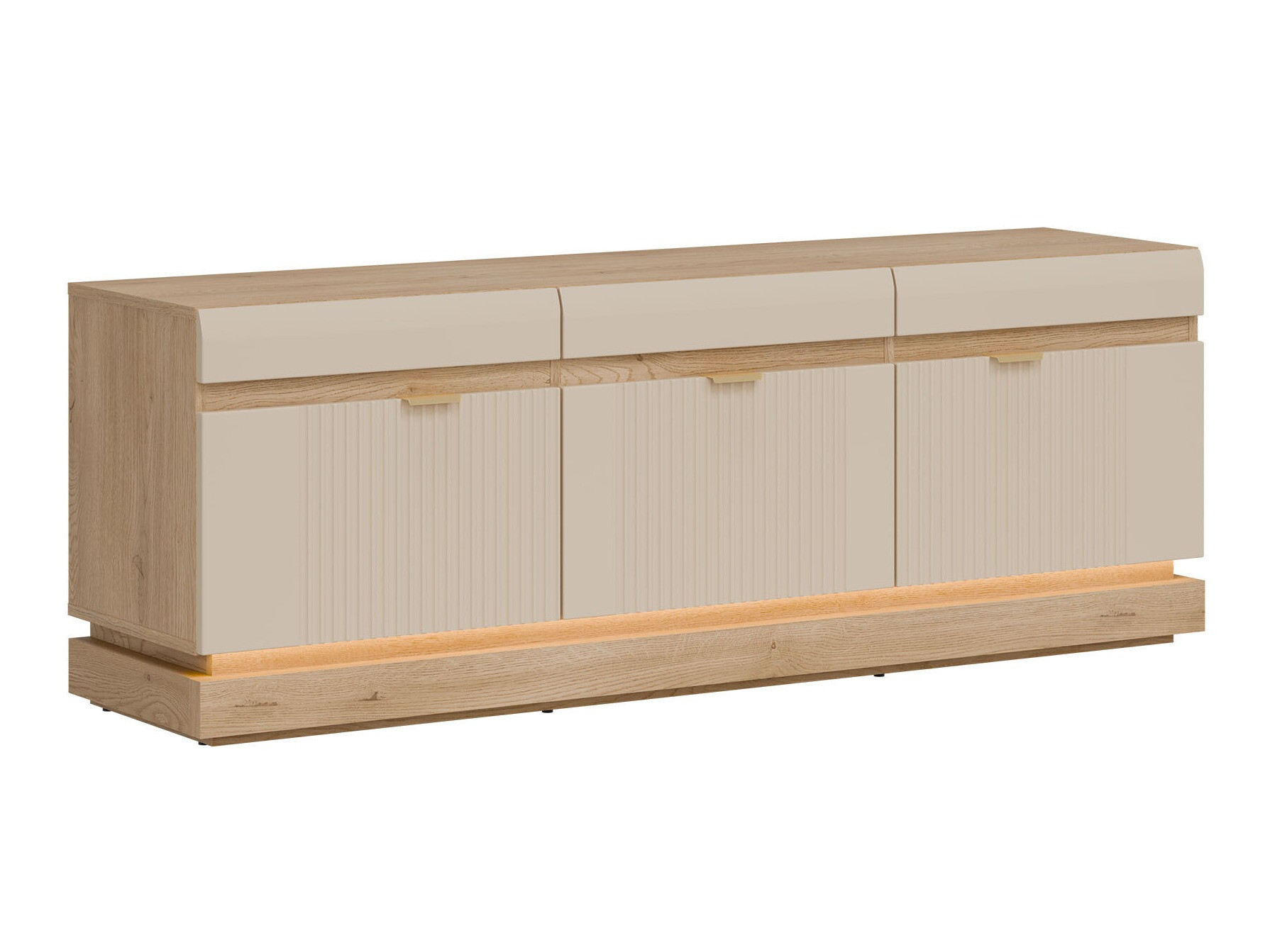 TV stand Teselbu 100 (Cashmere + Torro oak)