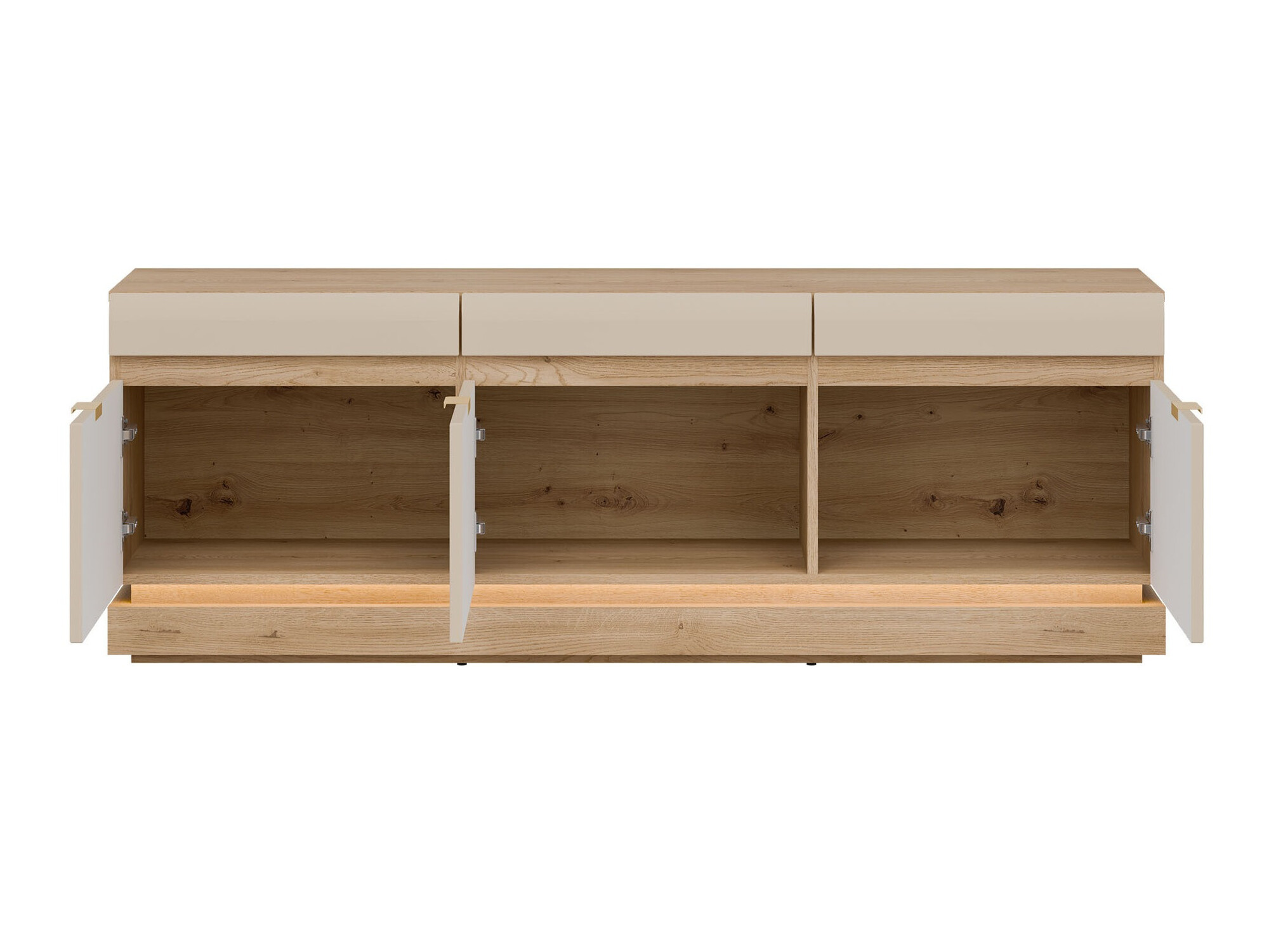 TV stand Teselbu 100 (Cashmere + Torro oak)