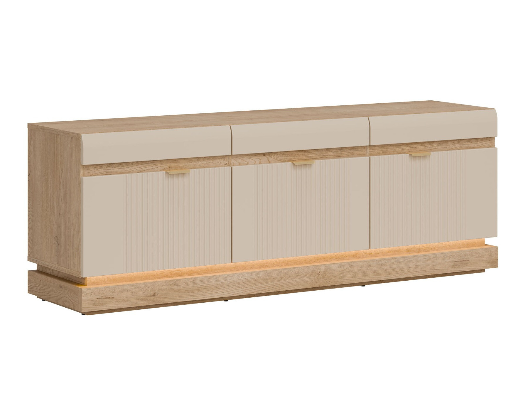 TV stand Teselbu 100 (Cashmere + Torro oak)