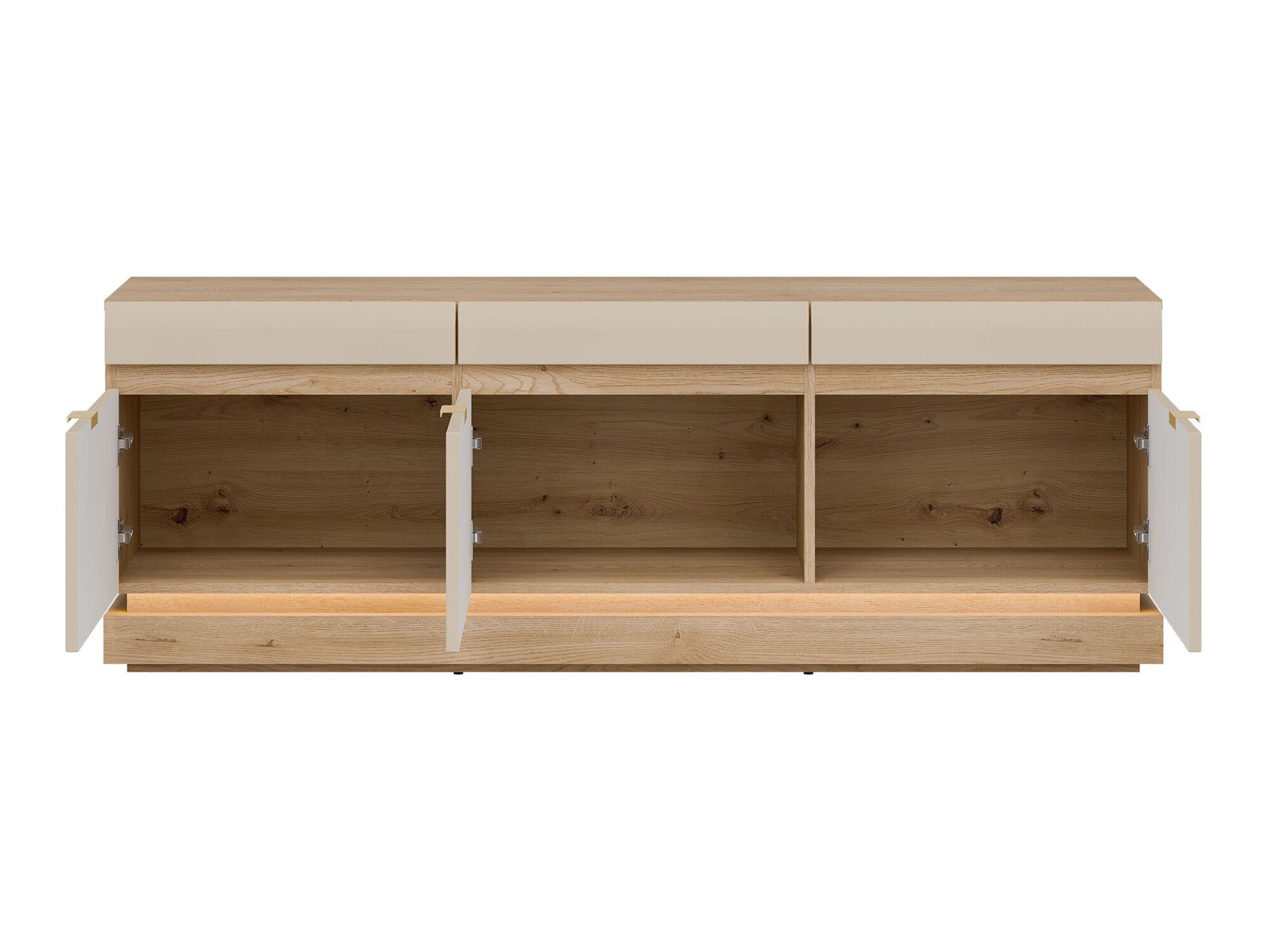 TV stand Teselbu 100 (Cashmere + Torro oak)