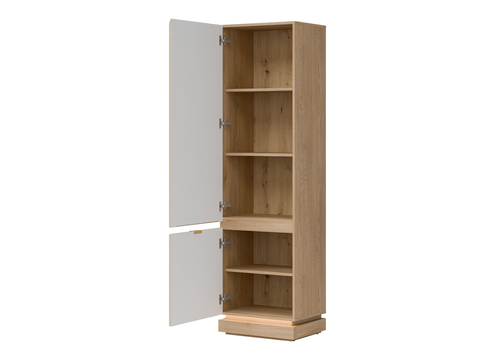 Bookcase Teselbu 112 (Cashmere + Oak)