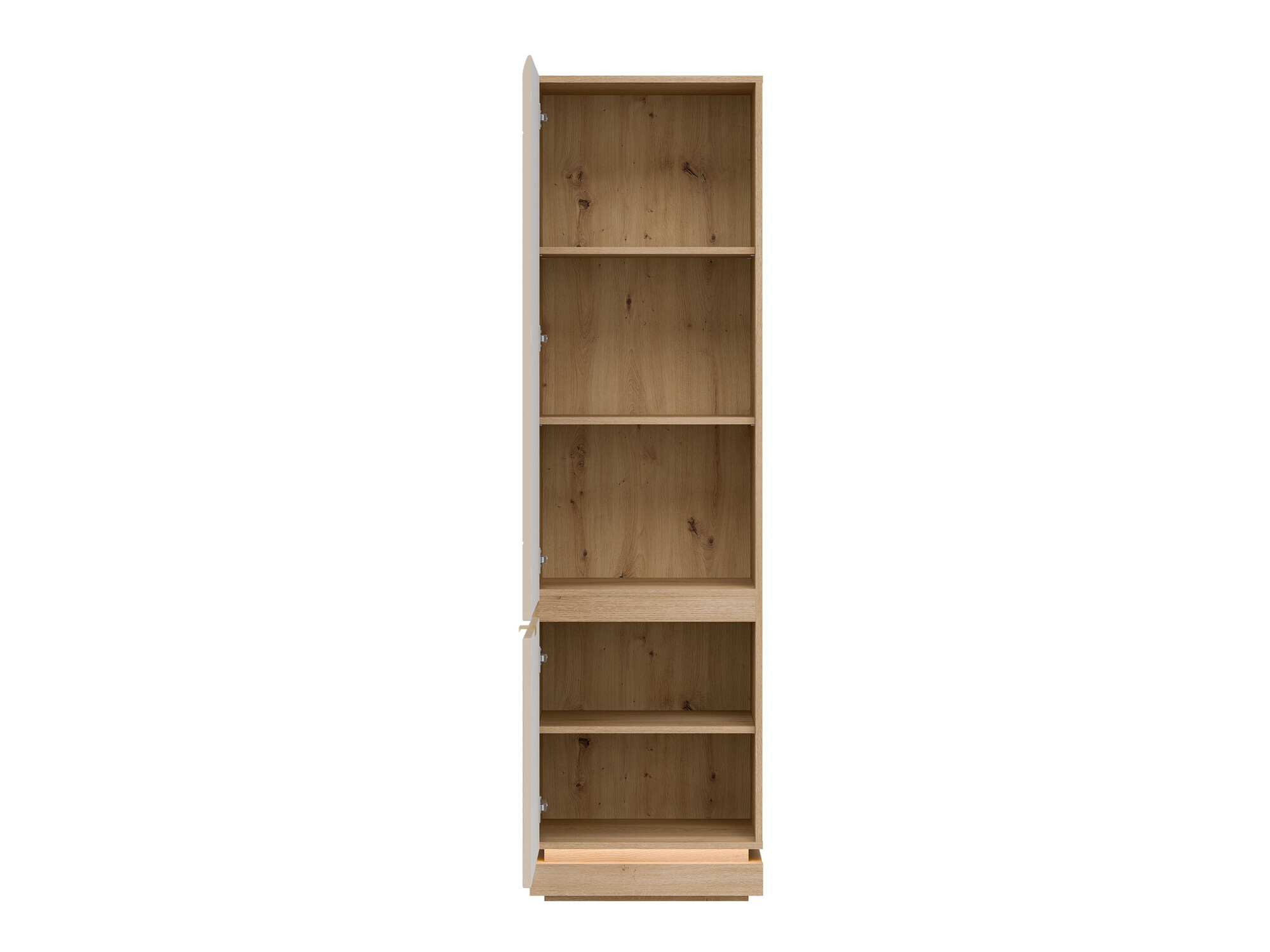Bookcase Teselbu 112 (Cashmere + Oak)
