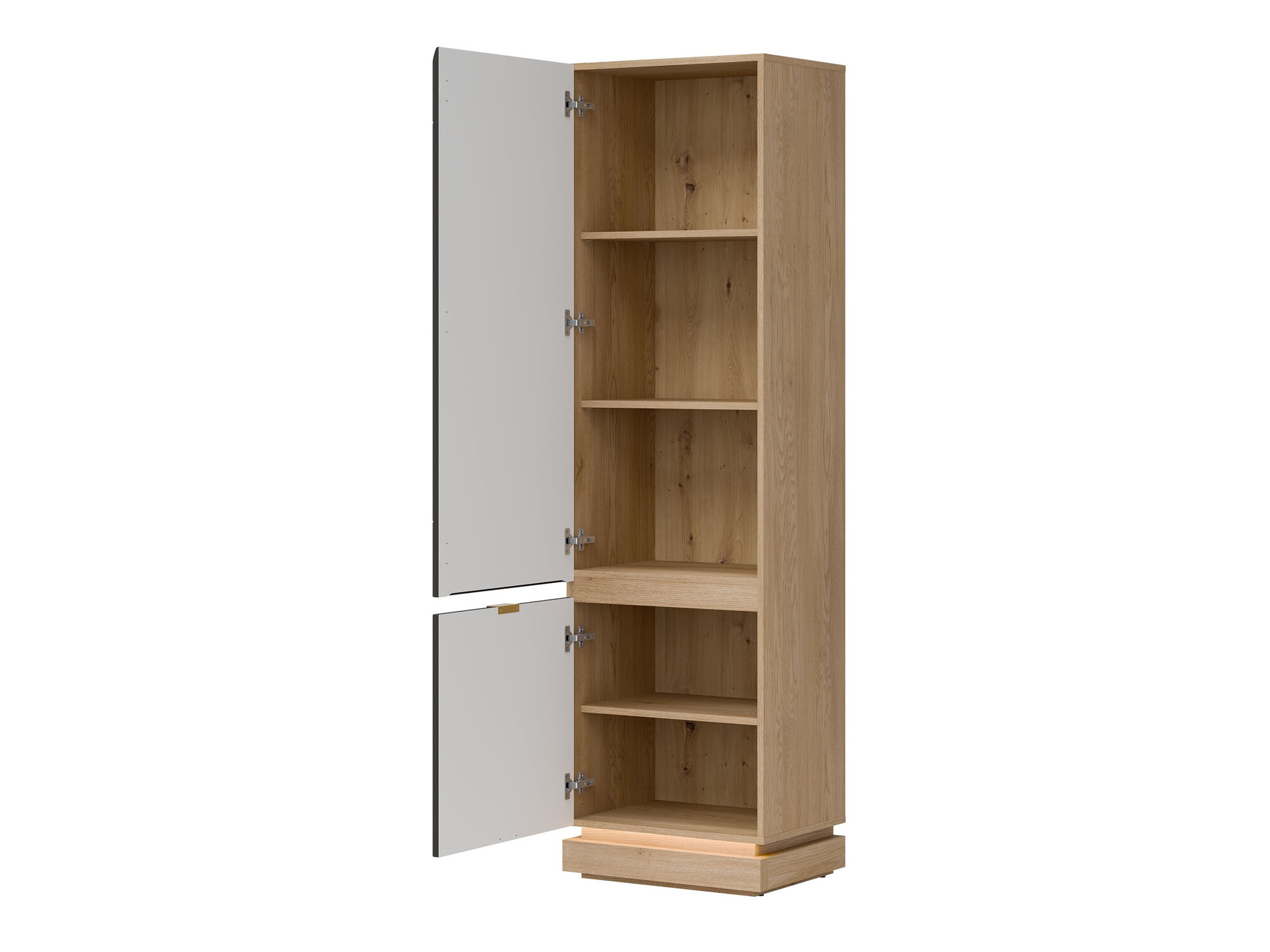 Bookcase Teselbu 112 (Anthracite + Oak)
