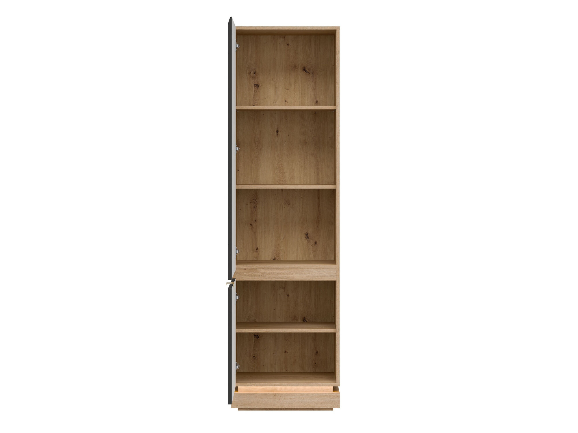 Bookcase Teselbu 112 (Anthracite + Oak)
