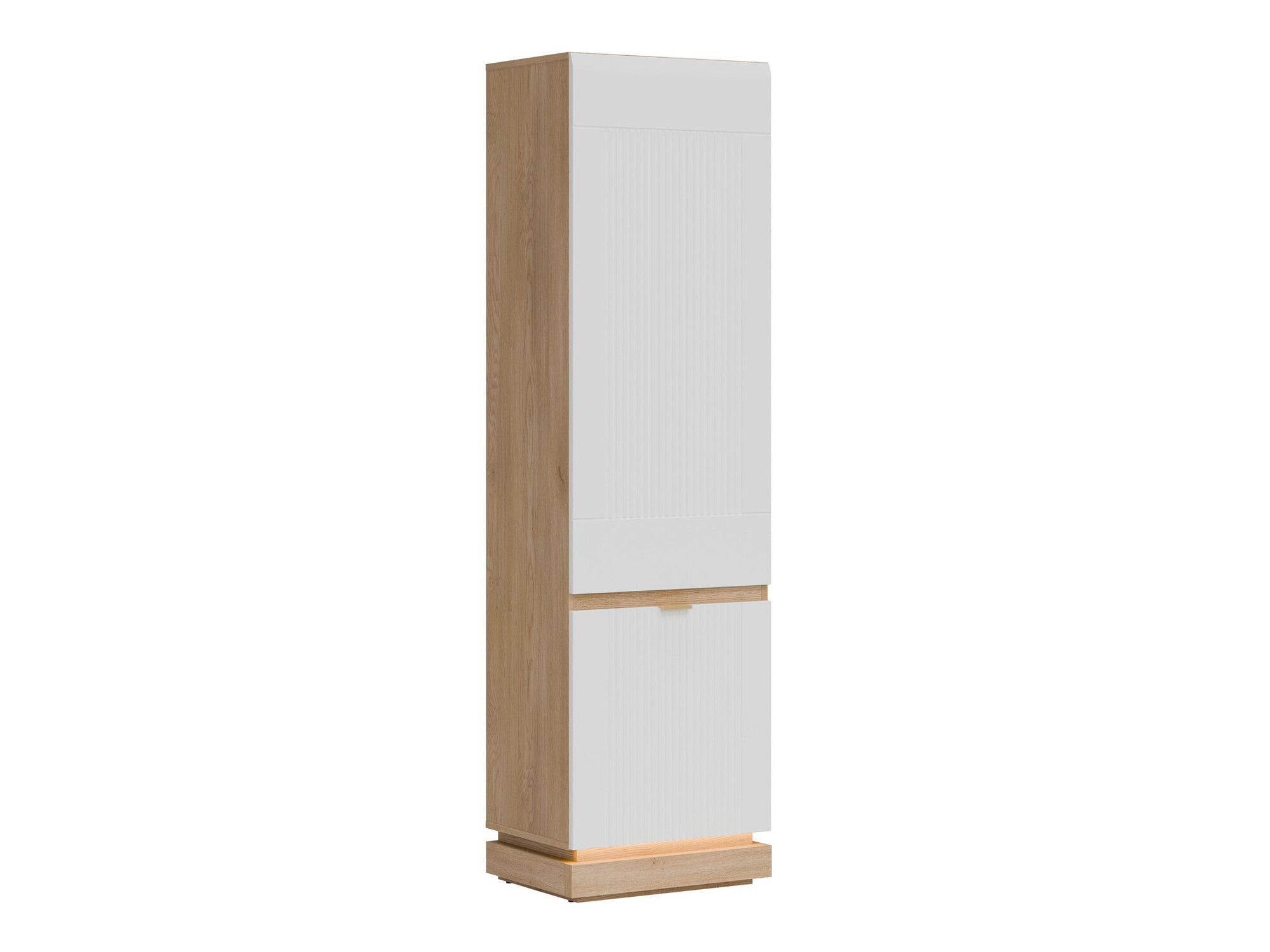 Bookcase Teselbu 112 (White + Oak)
