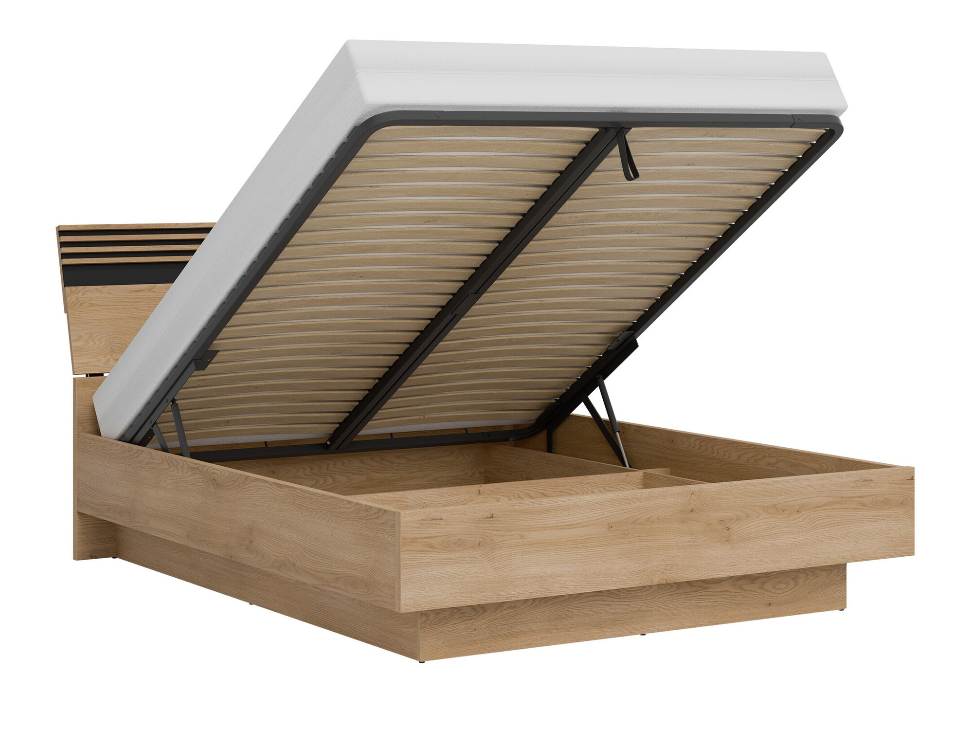 Bedroom set Teselbu 117 (Grey + Oak)