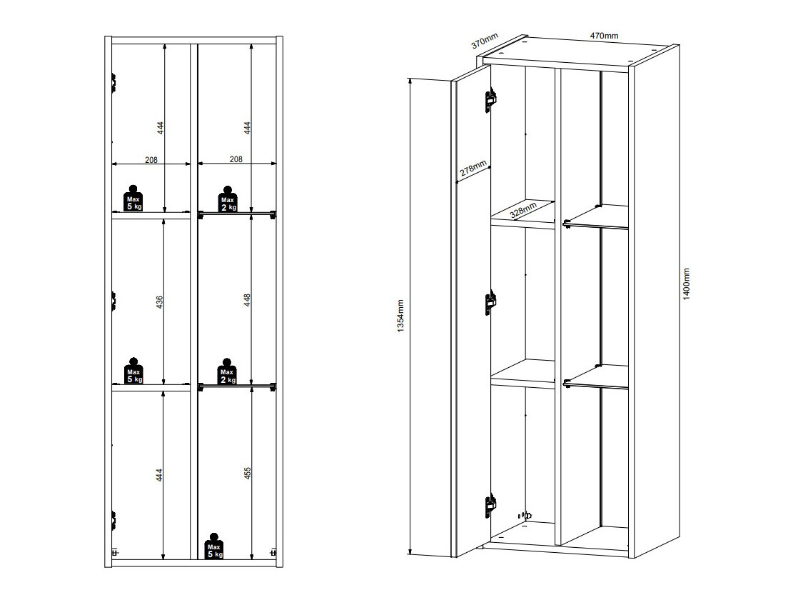 Bookcase Morfloe 104