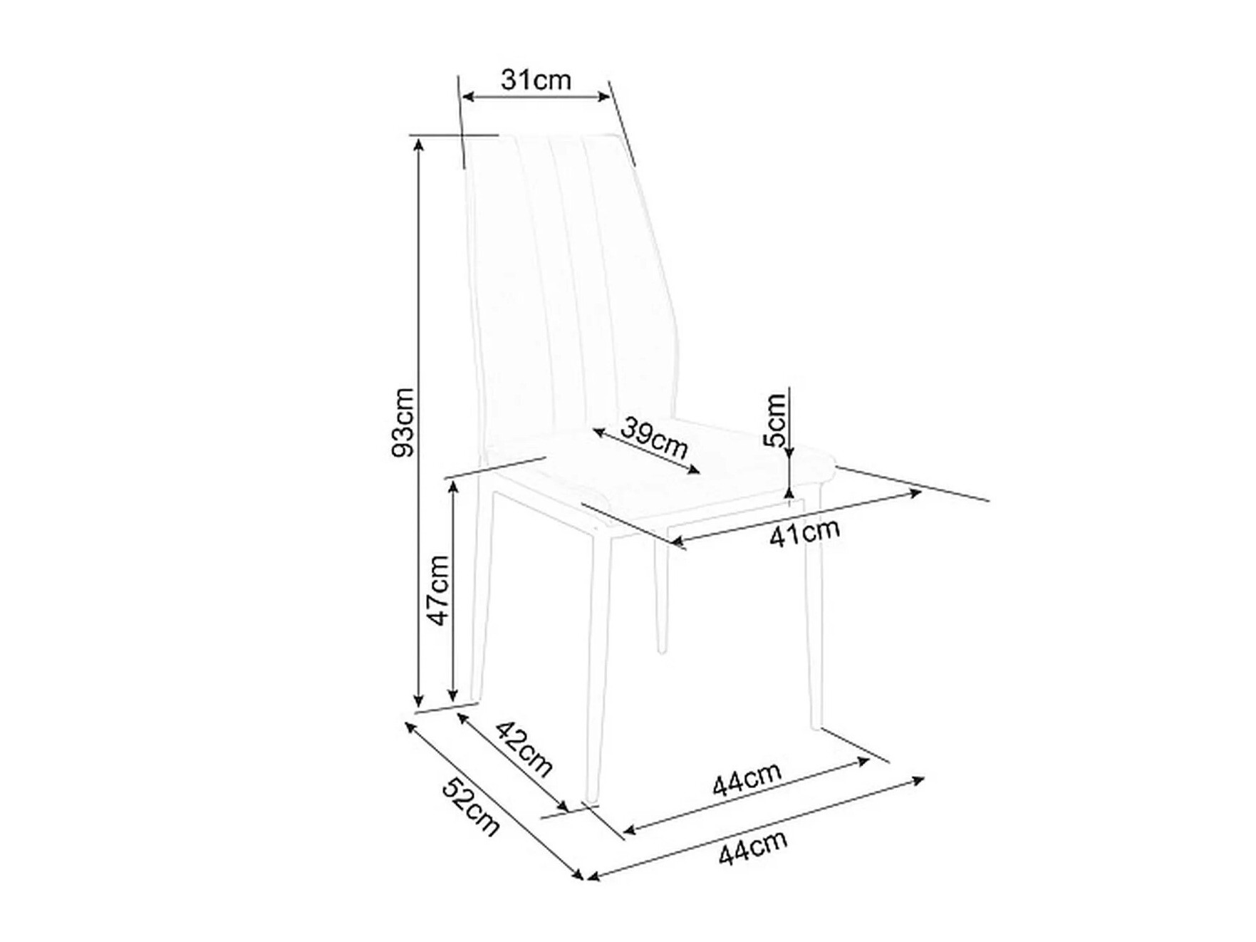 Chair Detroit 738 (Beige)