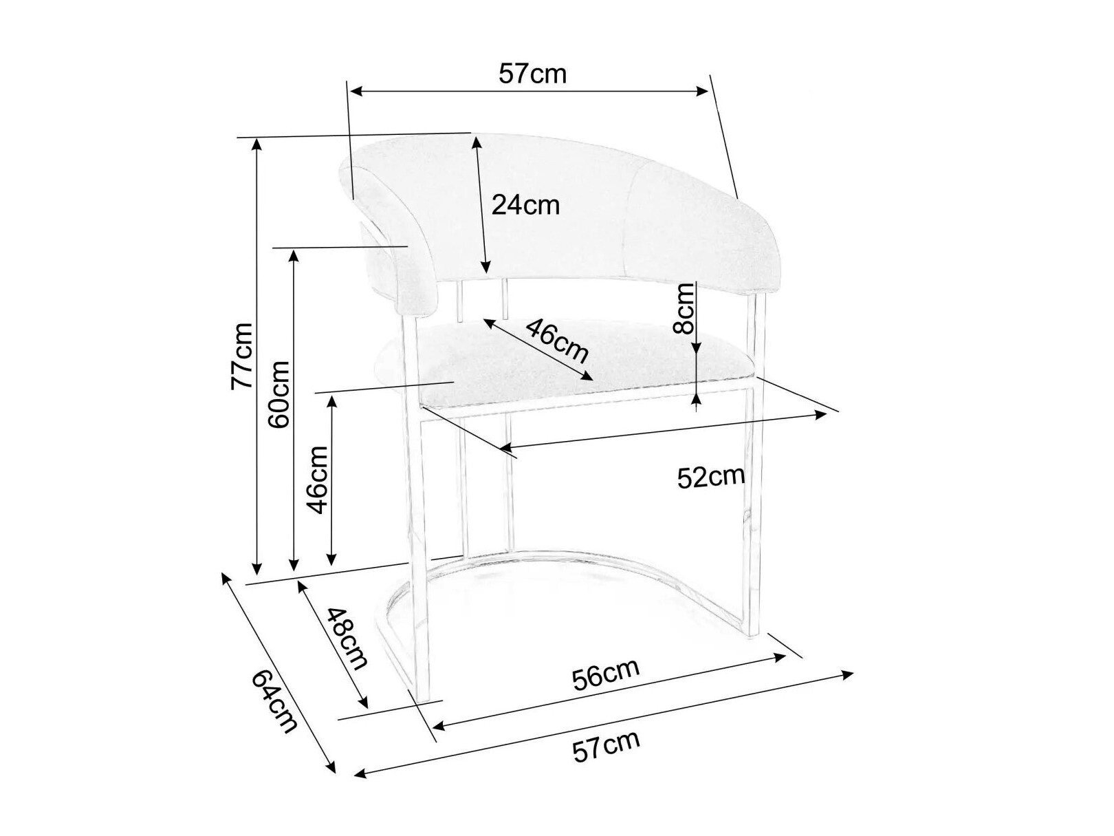 Chair Detroit 740 (Beige)