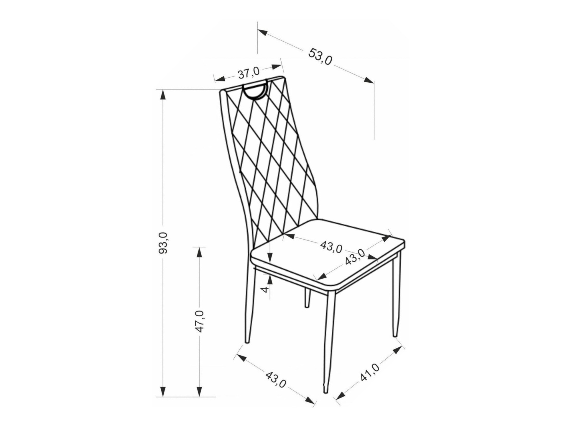Chair Houston 1952 (Black)