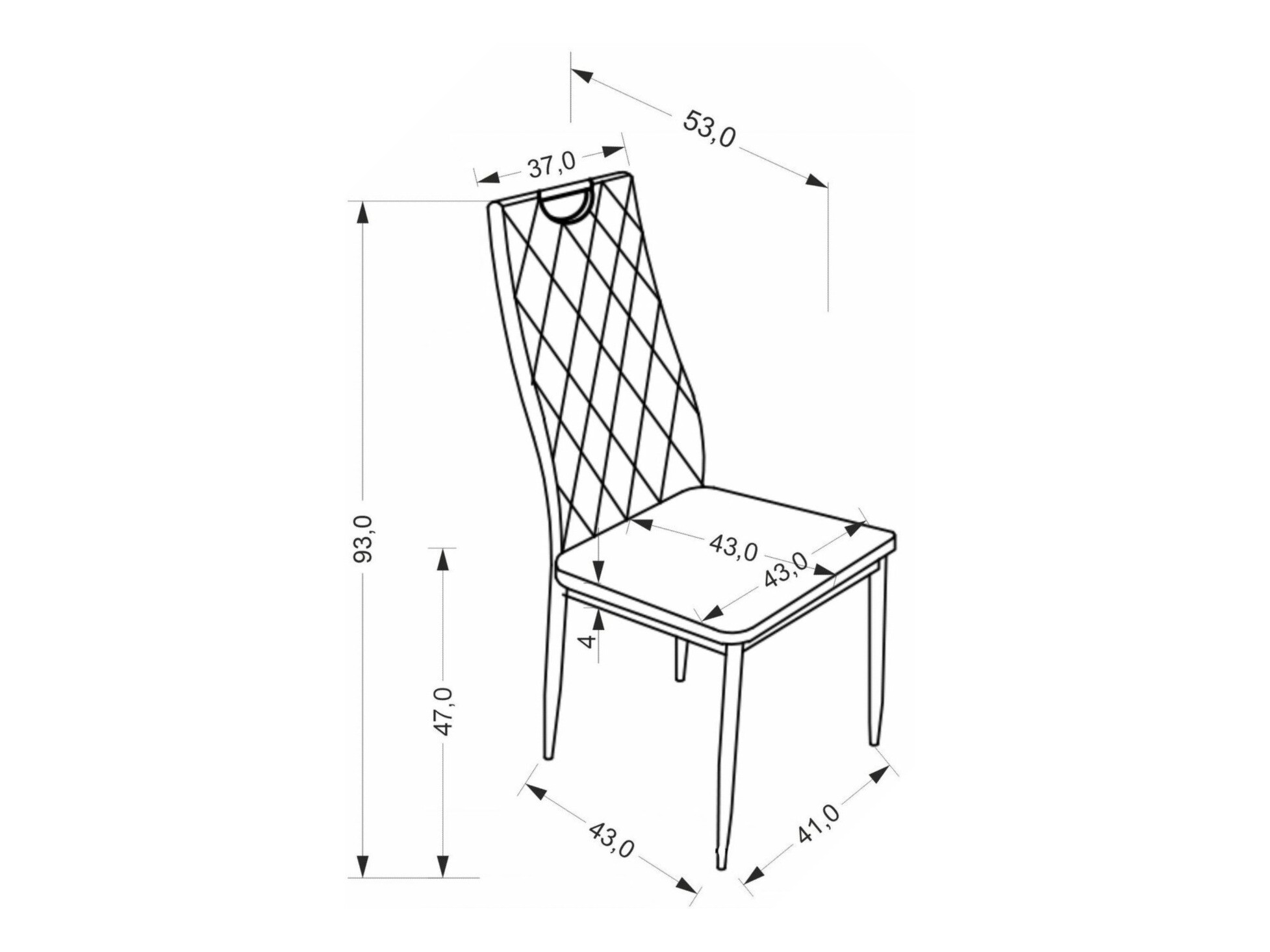 Chair Houston 1952 (Grey)