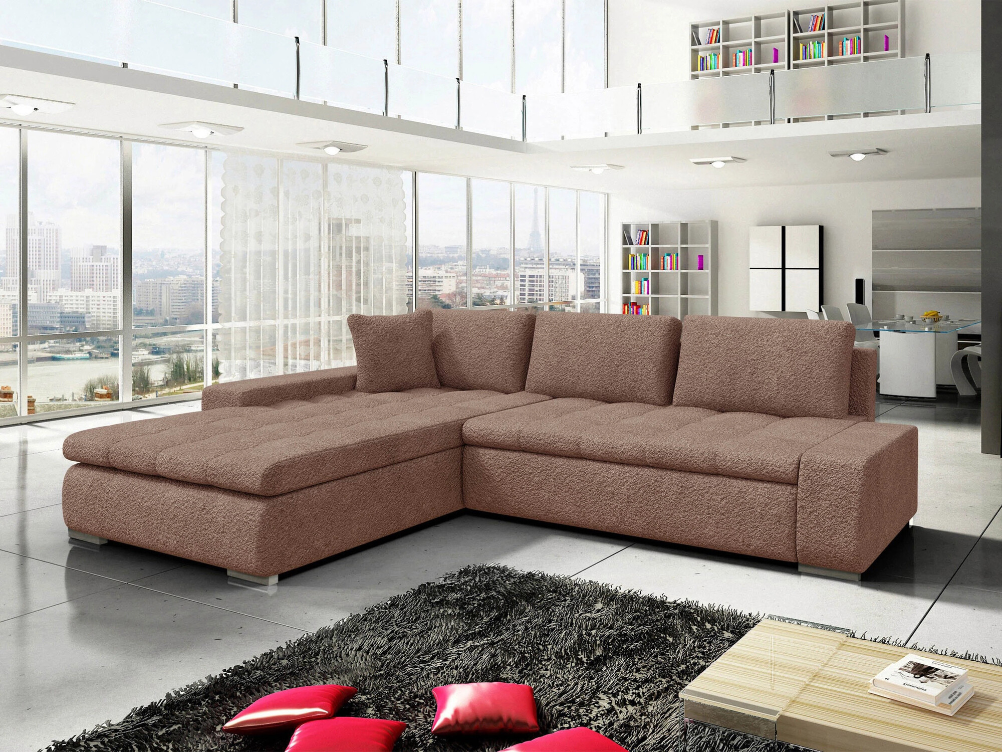Corner sofa Comfivo Nitor II (Coral 45)