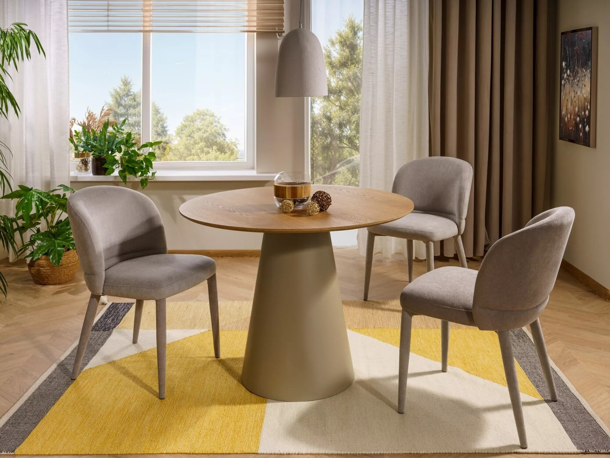 Chair Detroit 742 (Light grey)