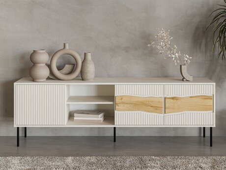 TV stand Monevare 102 (Wotan Oak + Cashmere)