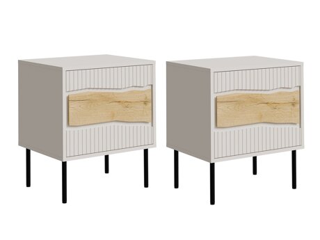 Set of bedside tables Monevare 104 (Wotan Oak + Cashmere)
