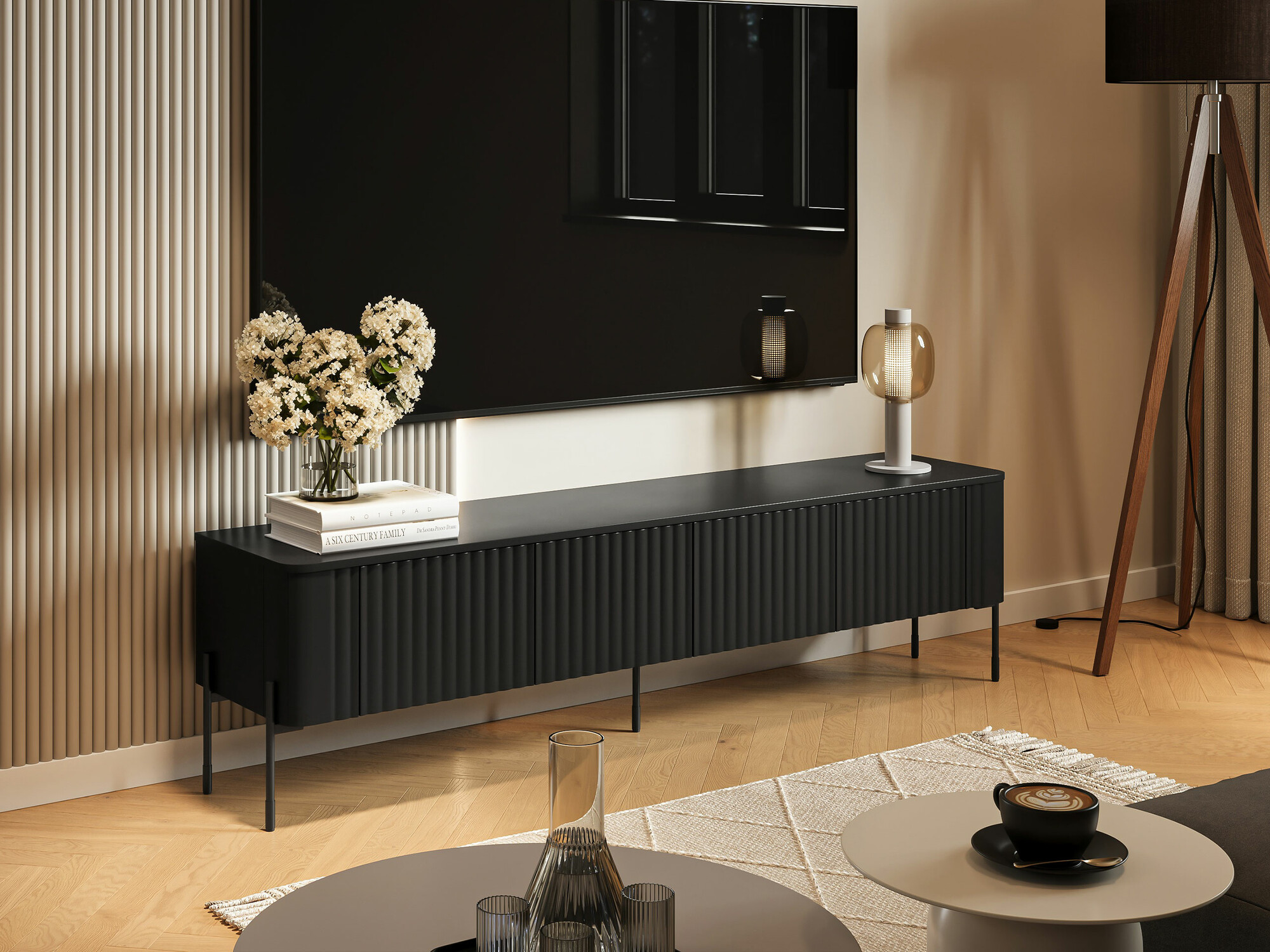 TV stand Nobilitas (Black)