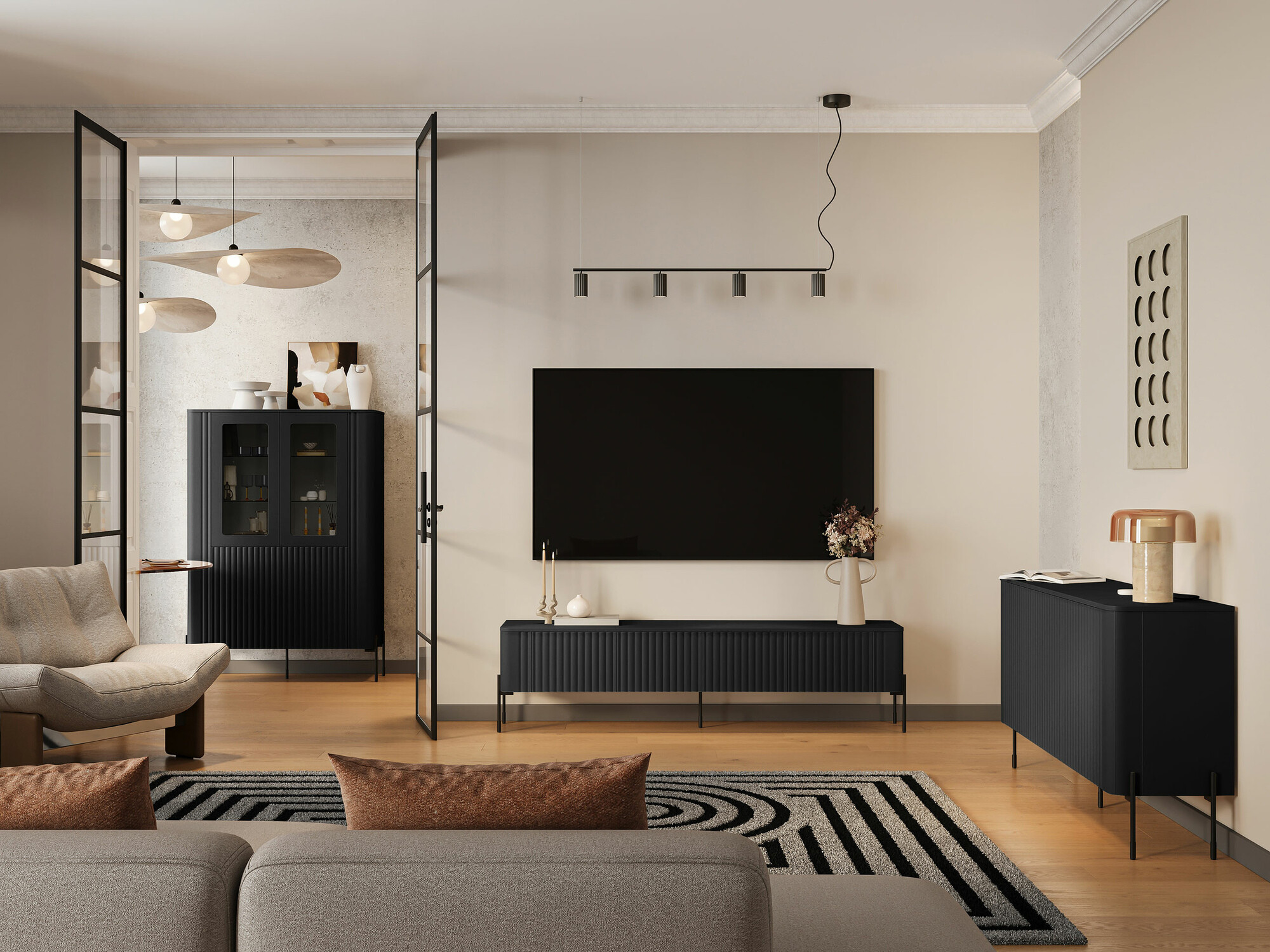 TV stand Nobilitas (Black)
