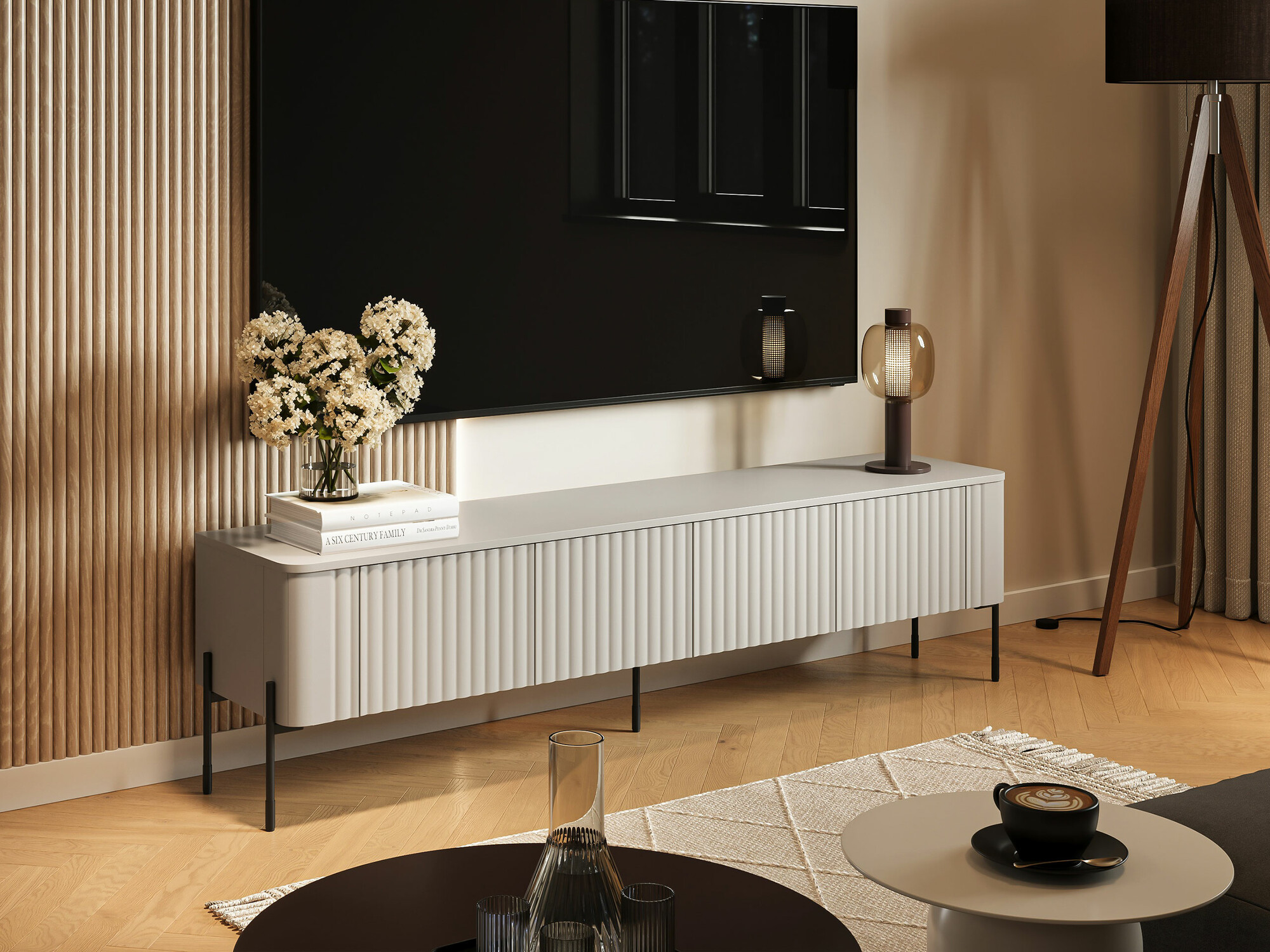 TV stand Nobilitas (Cashmere)