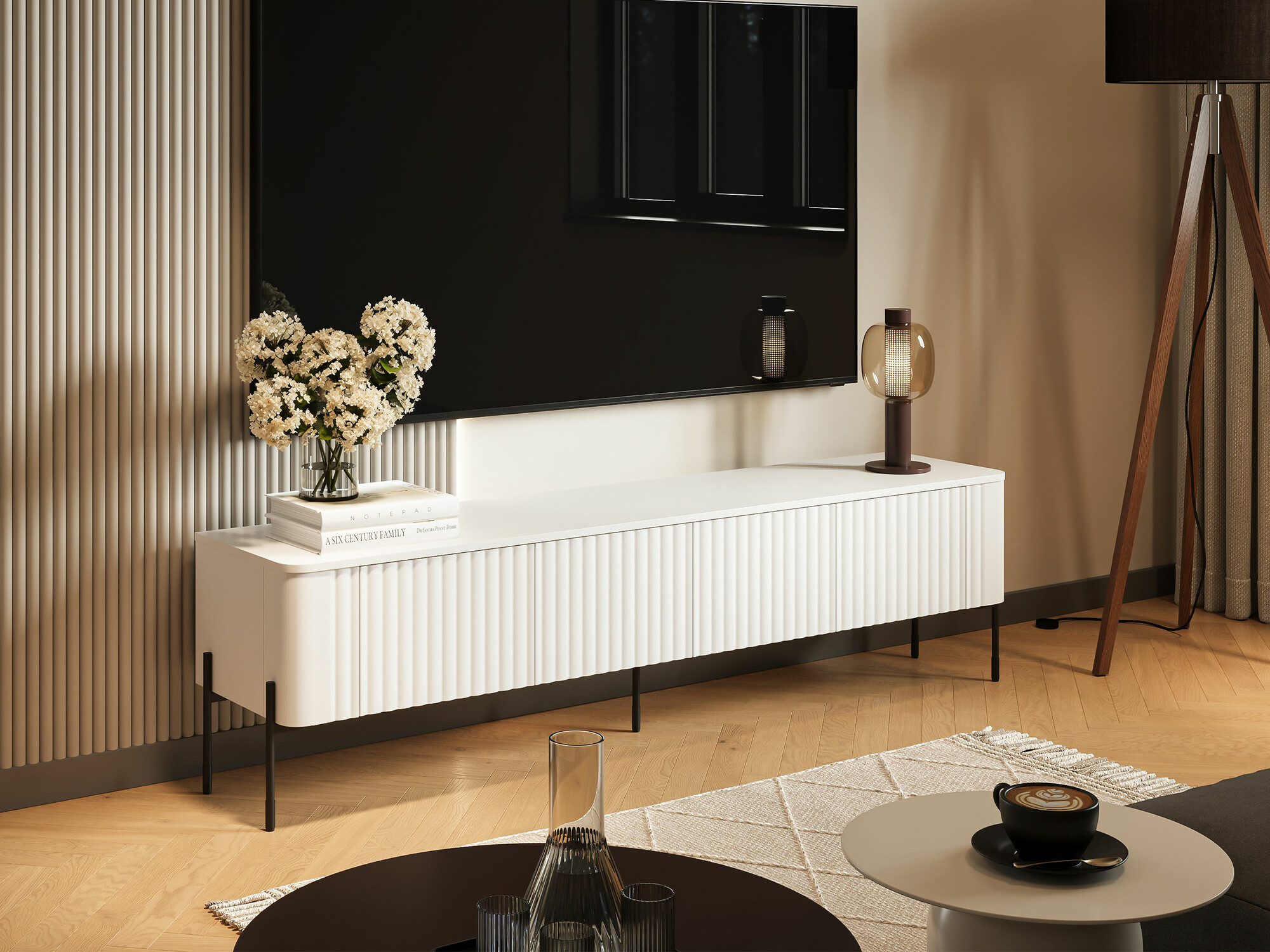 TV stand Nobilitas (White)