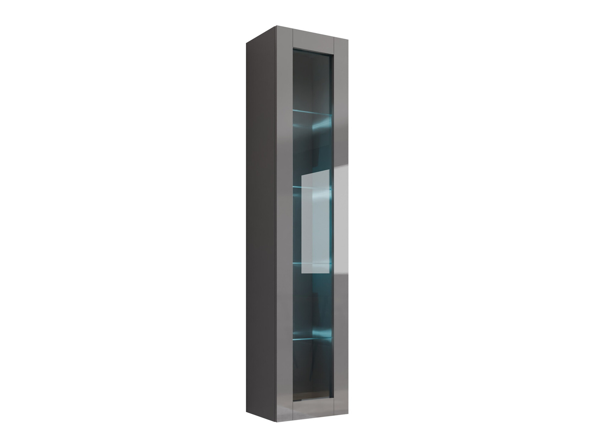 Wall shelf Venenou 129 (Grey + Gloss grey)