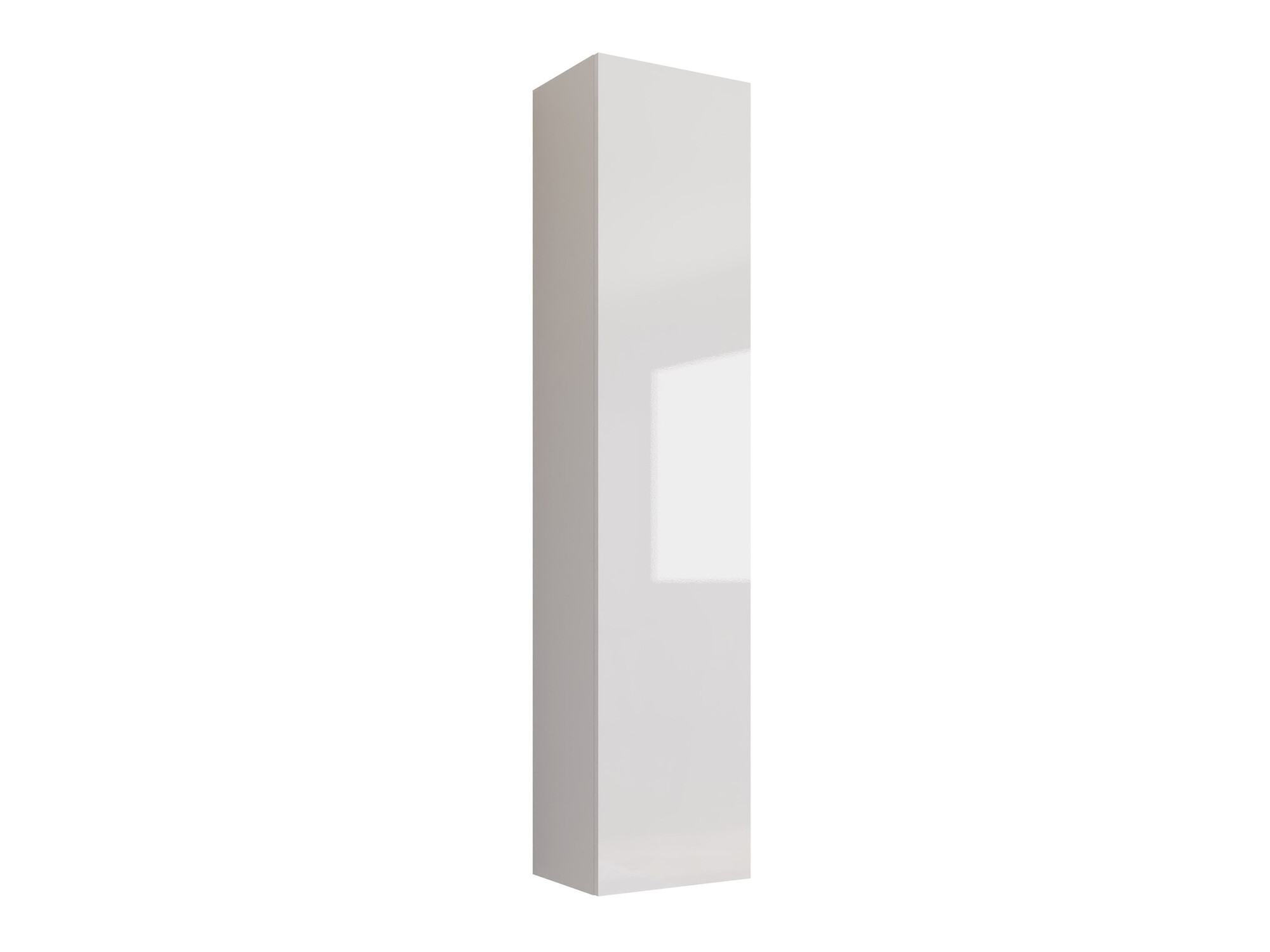 Wall shelf Vilrin II (White + Glossy white)