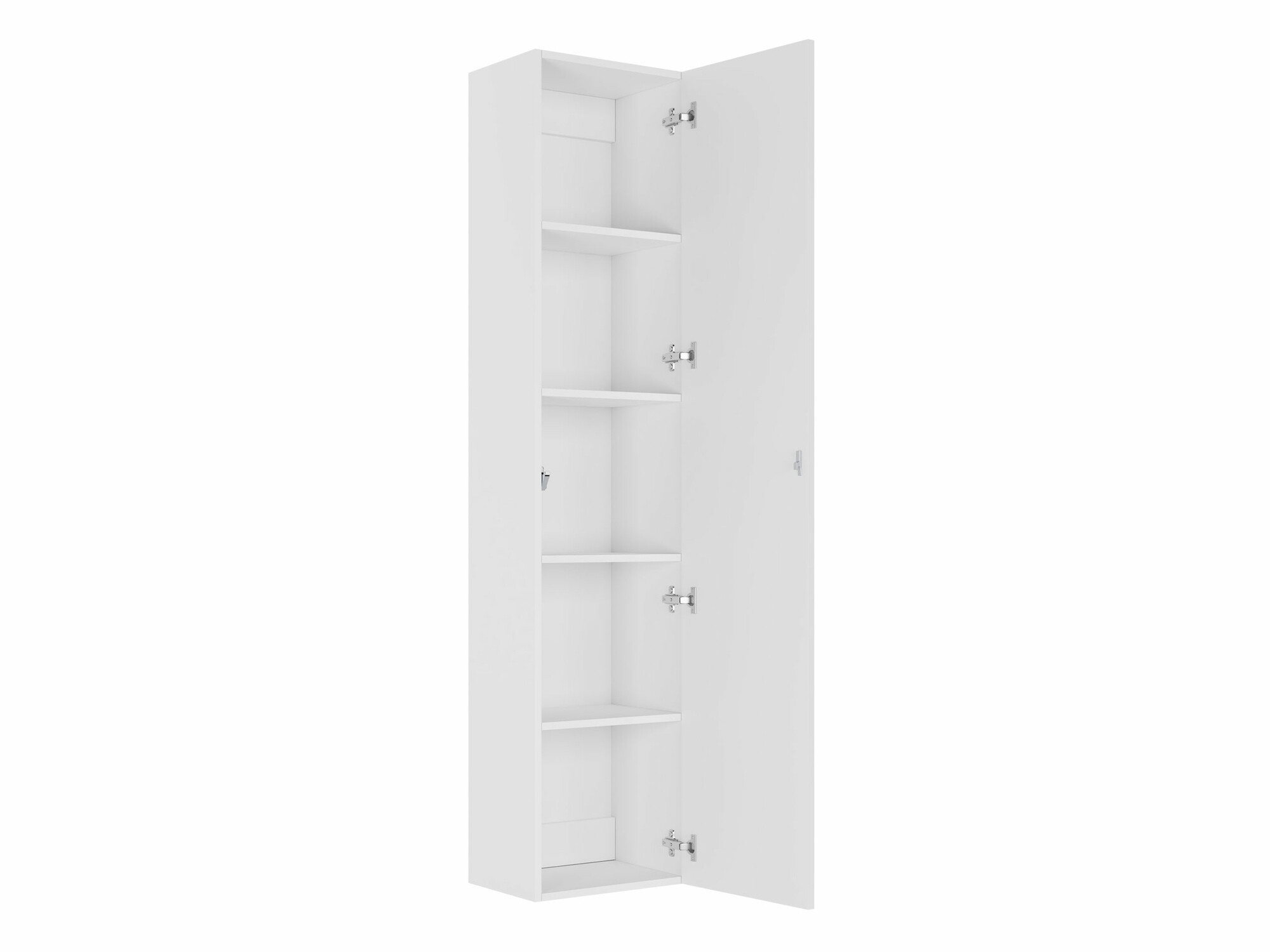 Wall shelf Vilrin II (White + Glossy white)