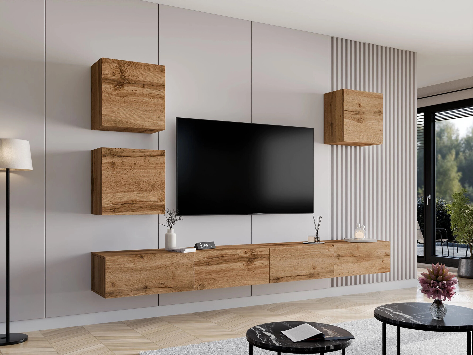 Living room set Vilrin III (Wotan Oak)