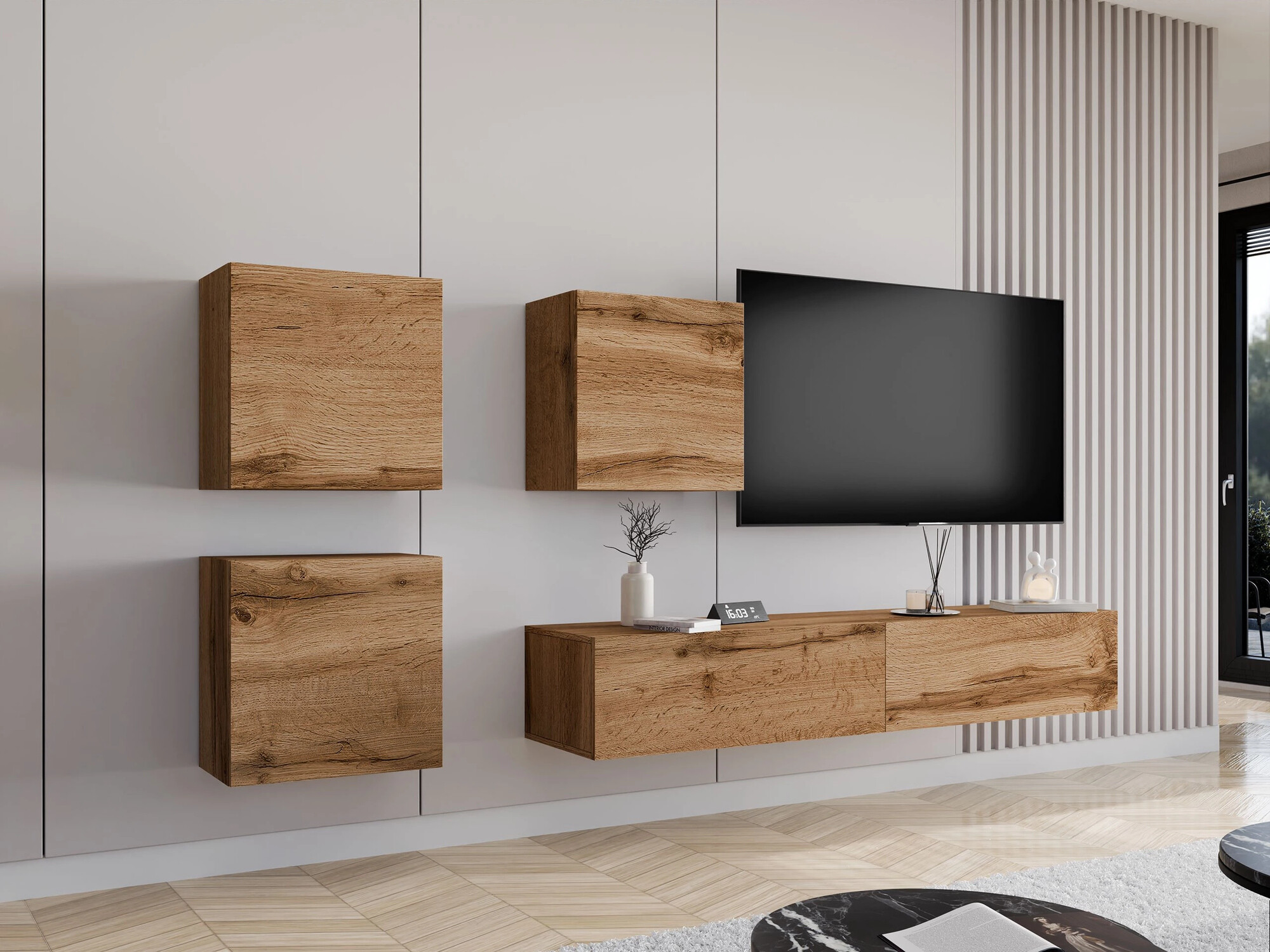 Living room set Vilrin IV (Wotan Oak)