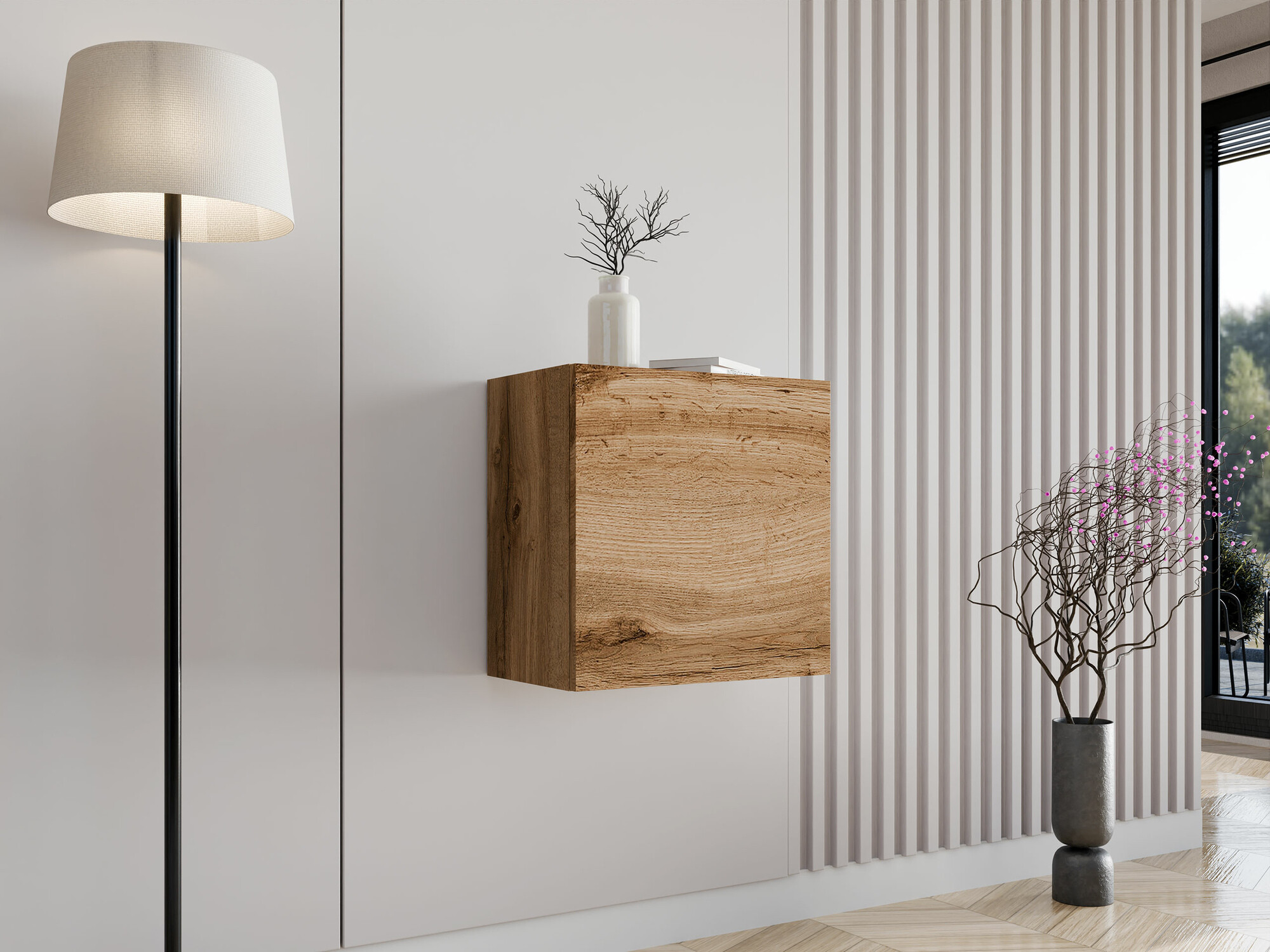 Wall cabinet Venenou 127 (Wotan Oak)