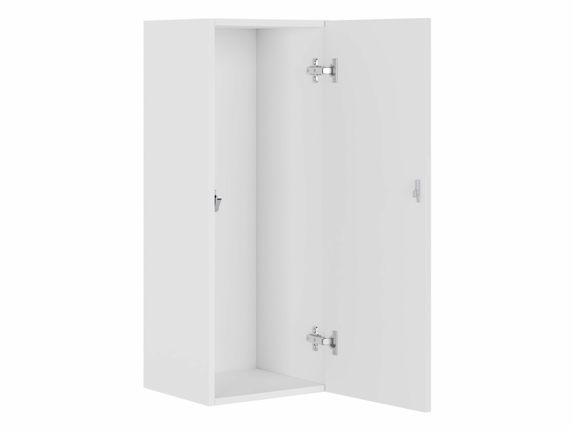 Wall cabinet Vilrin VI (White + Glossy white)