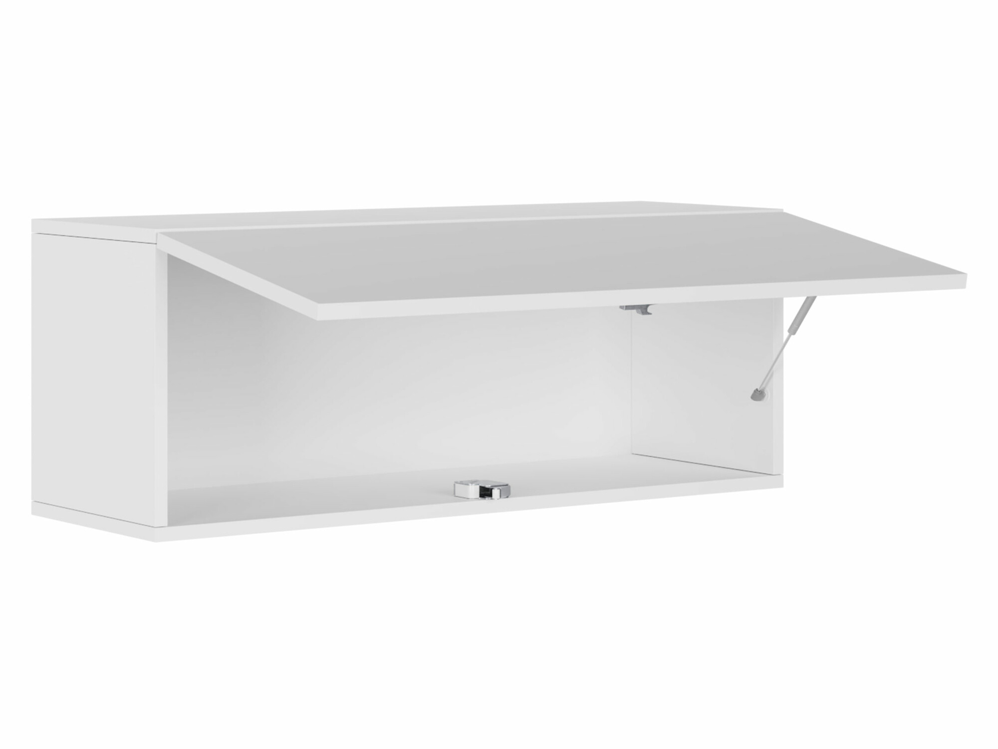 Wall cabinet Vilrin VI (White + Glossy white)