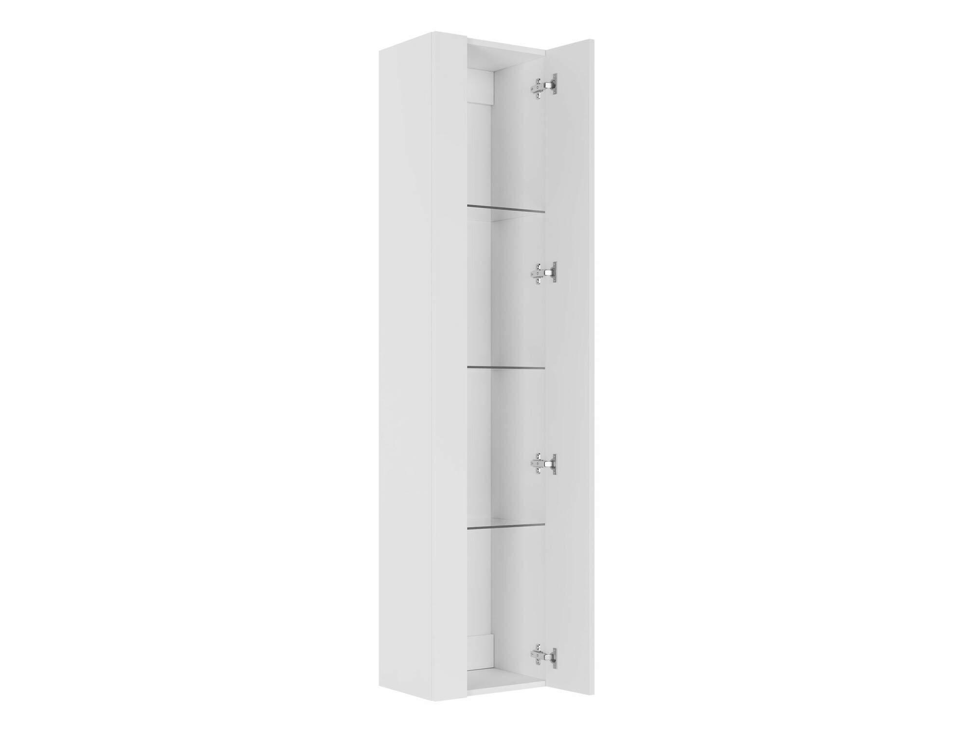 Wall shelf Vilrin V (Black + Glossy black)