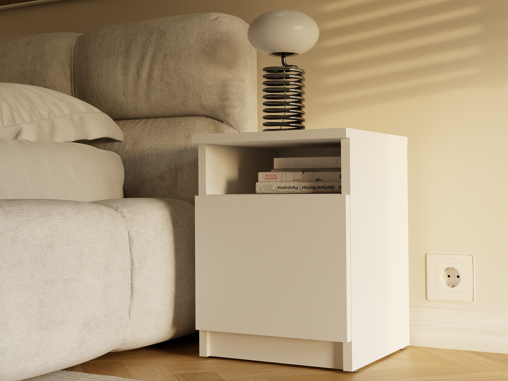 Bedside table Mandeville 305 (White)