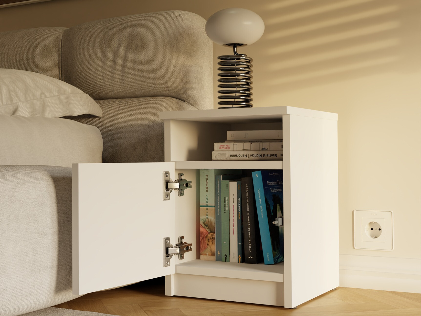 Bedside table Mandeville 305 (White)
