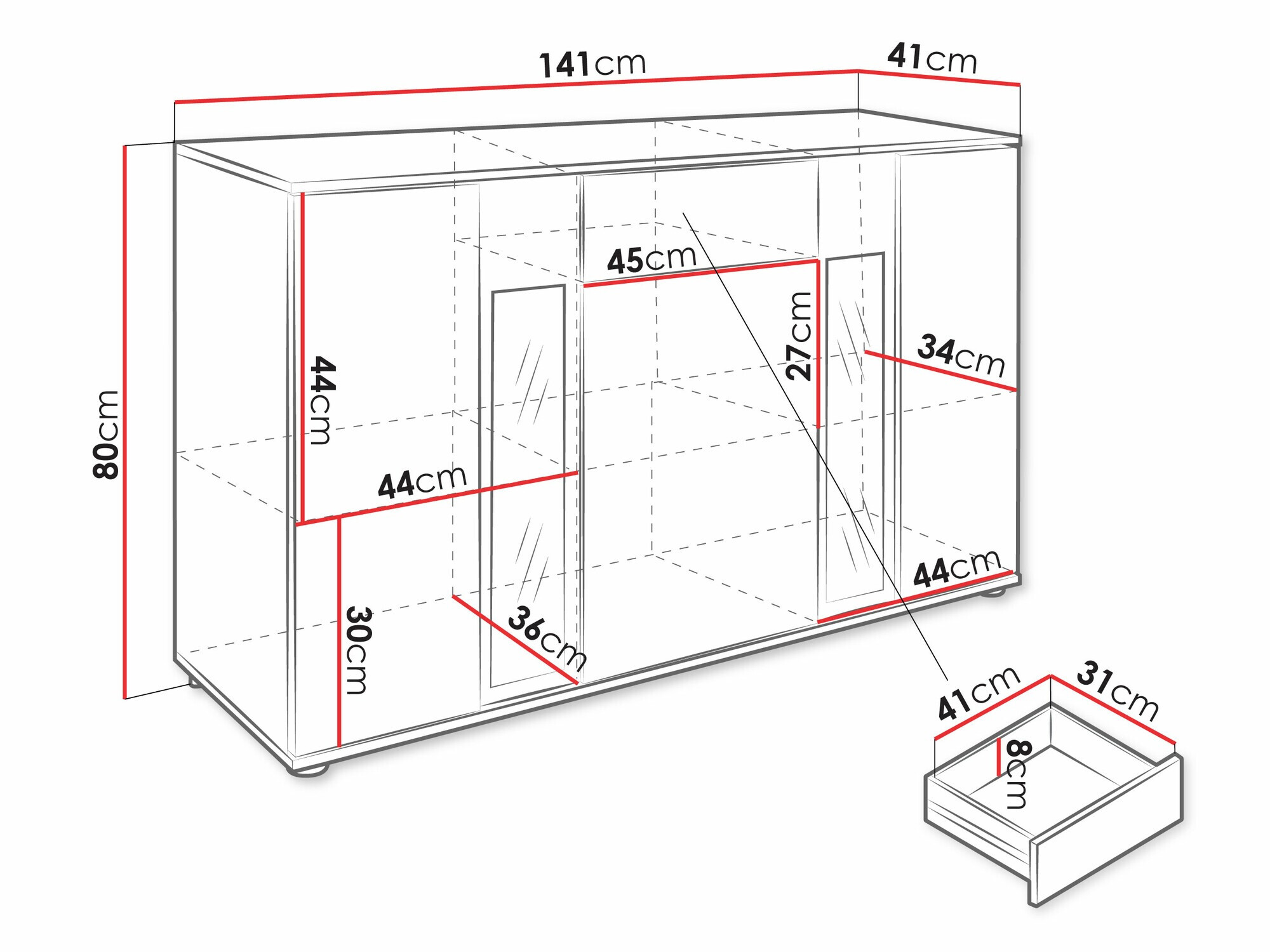 Chest of drawers Studio