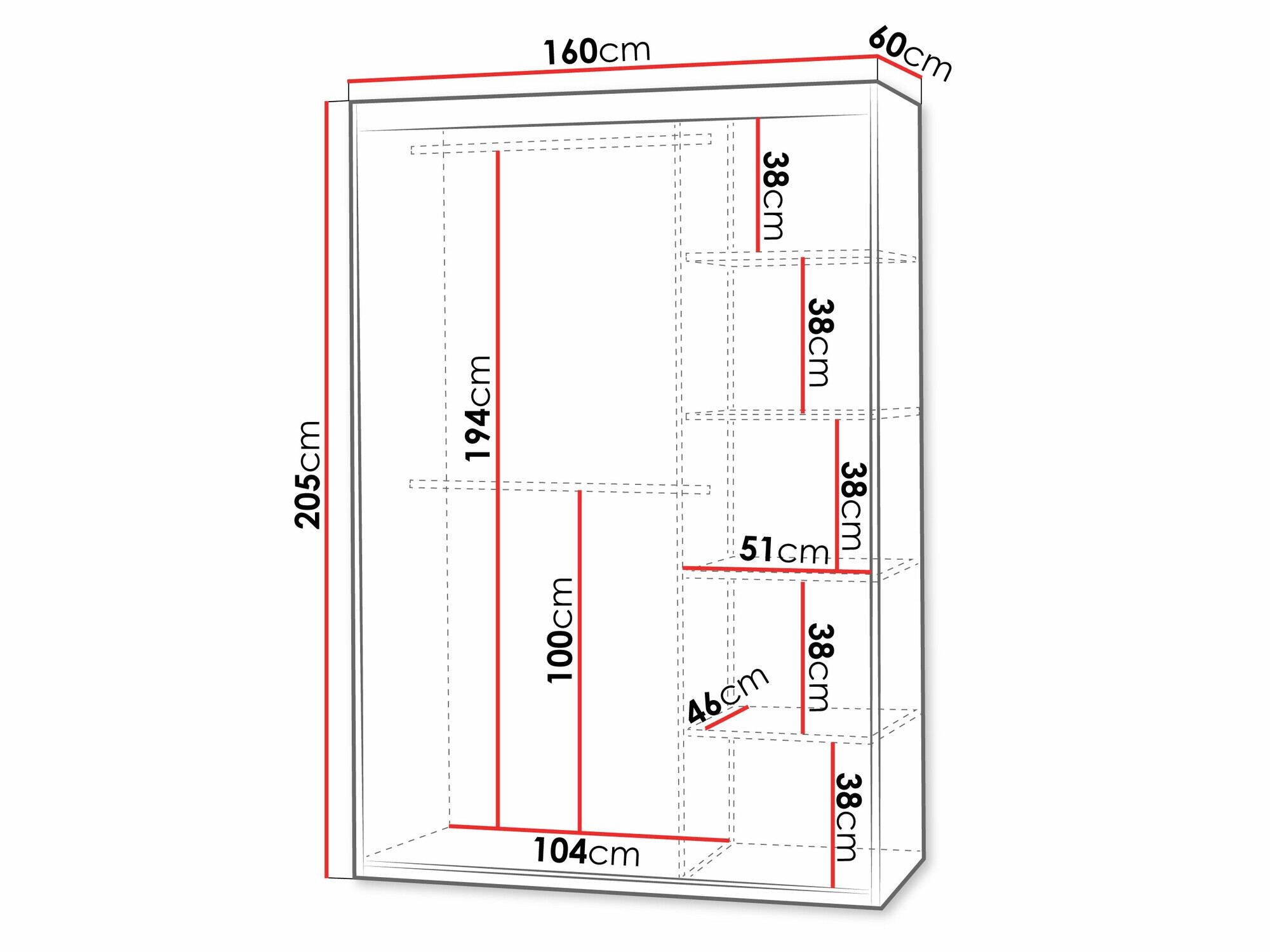 Wardrobe Cosmes (White)