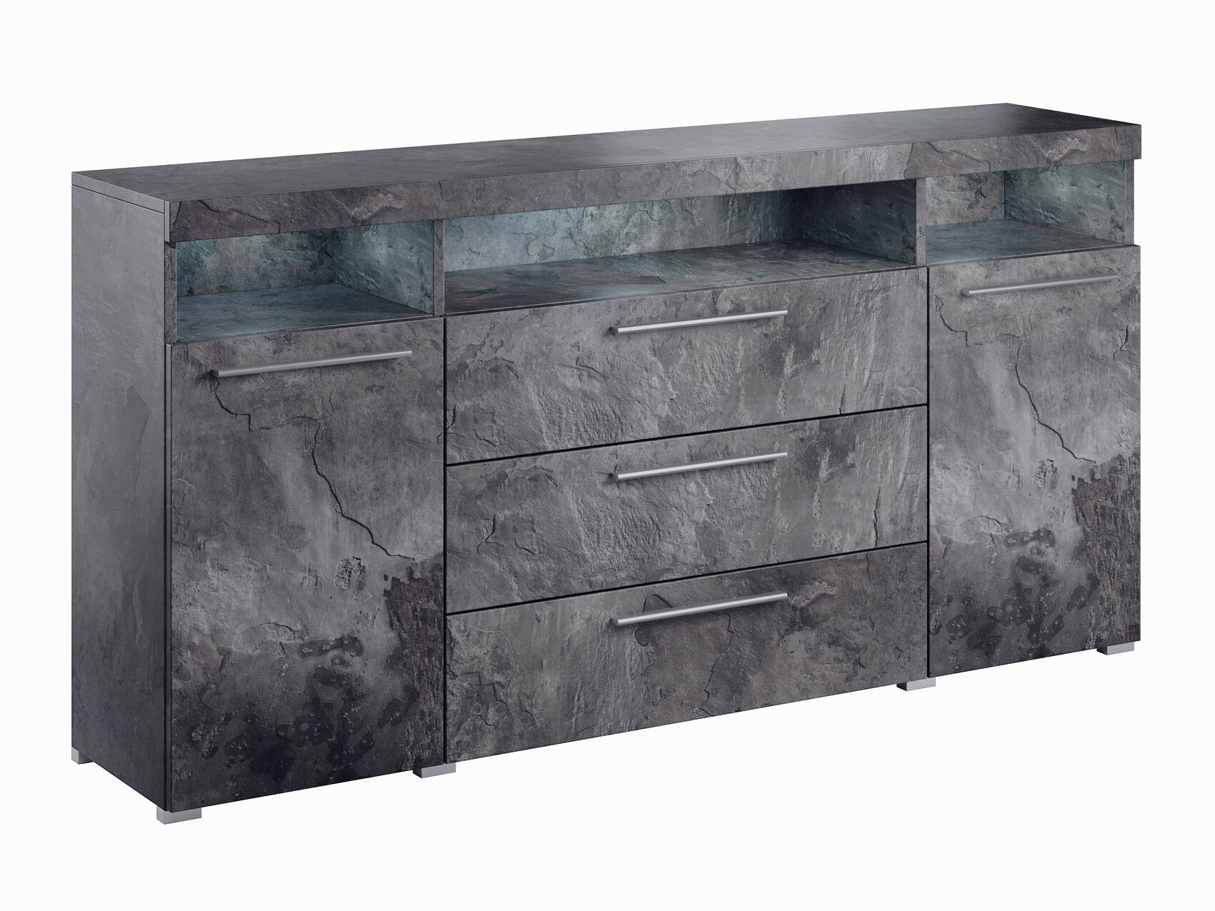 Chest of drawers Torvire 109 (Dark concrete)