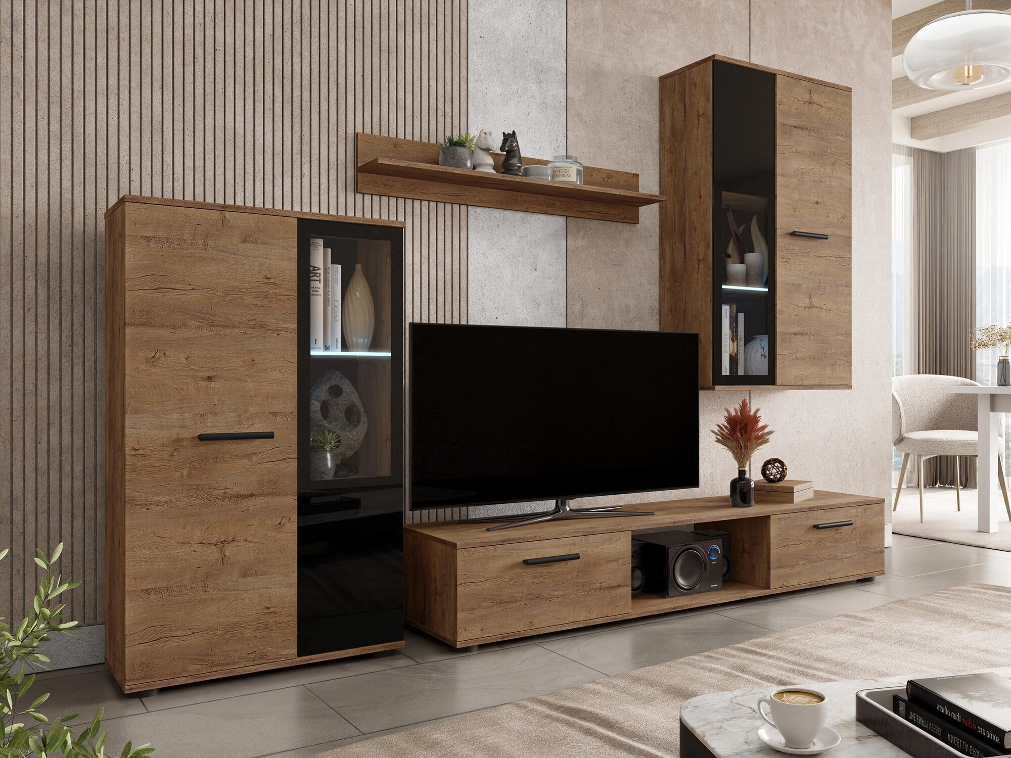 Living room set Genio (Lefkas oak)