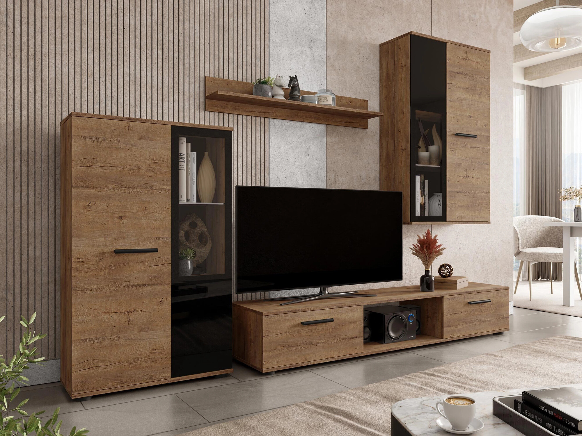 Living room set Genio (Lefkas oak)