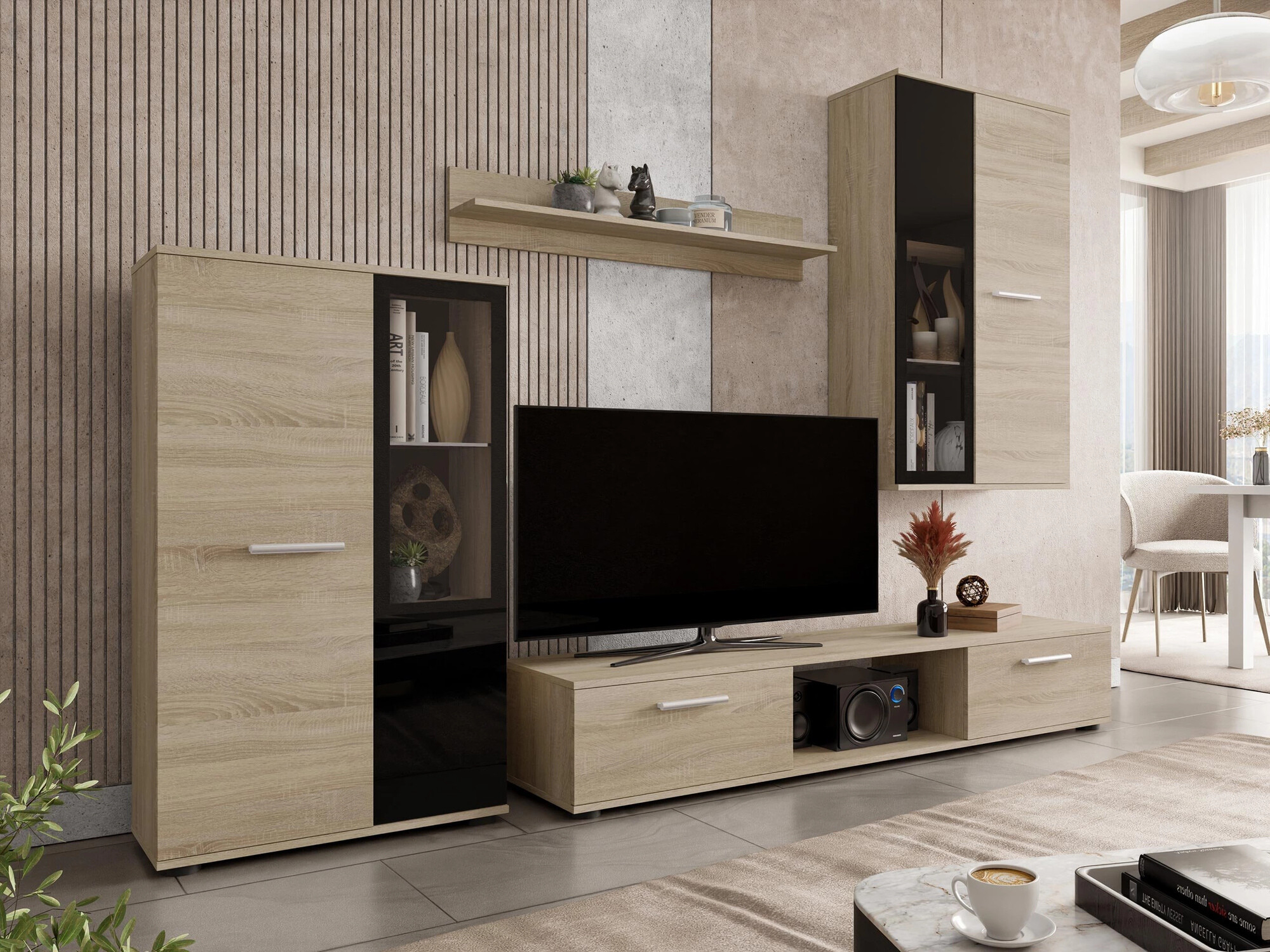Living room set Genio (Sonoma oak)