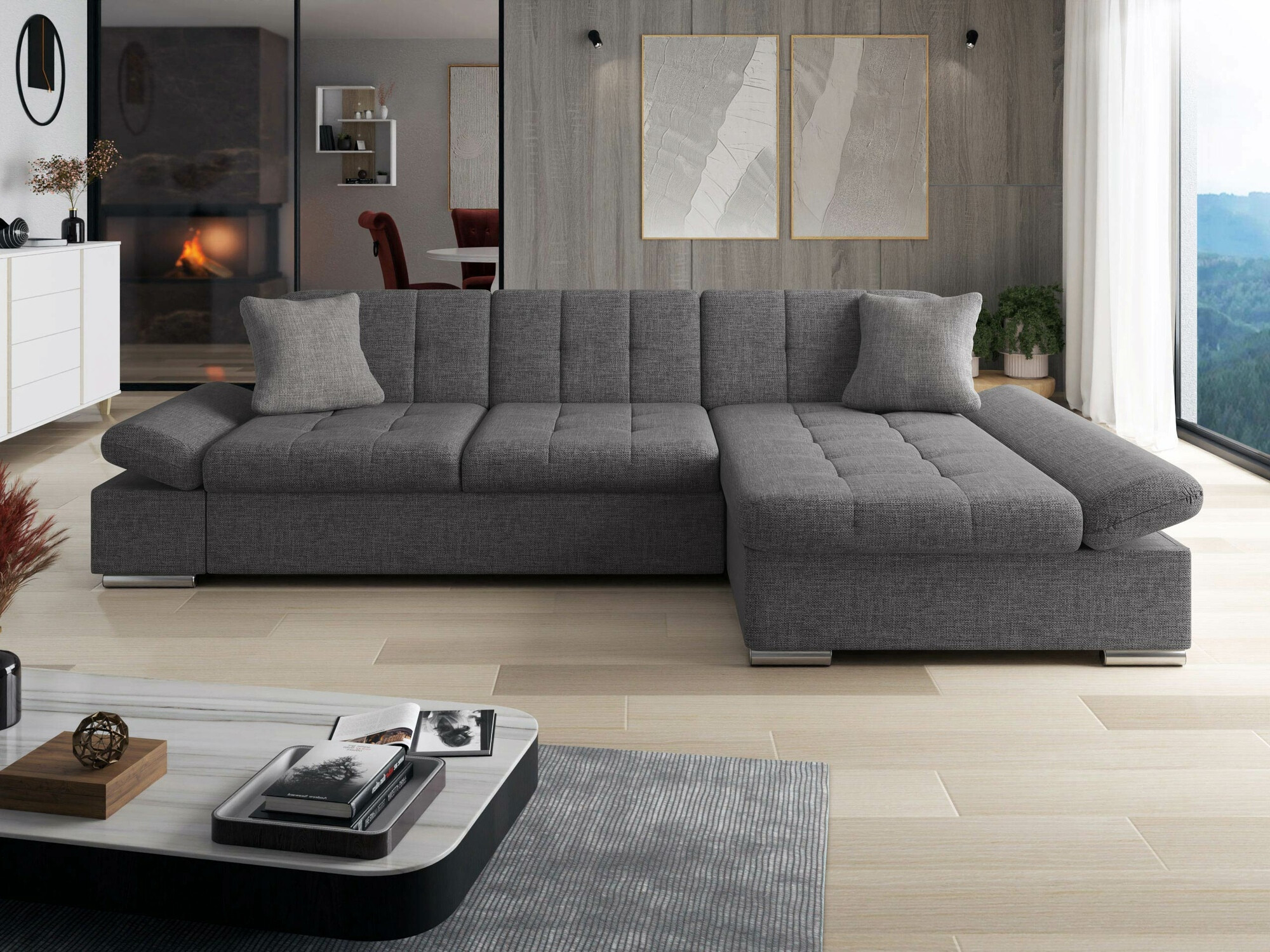 Corner sofa Comfivo 219 (Lux 06 + Lux 05)