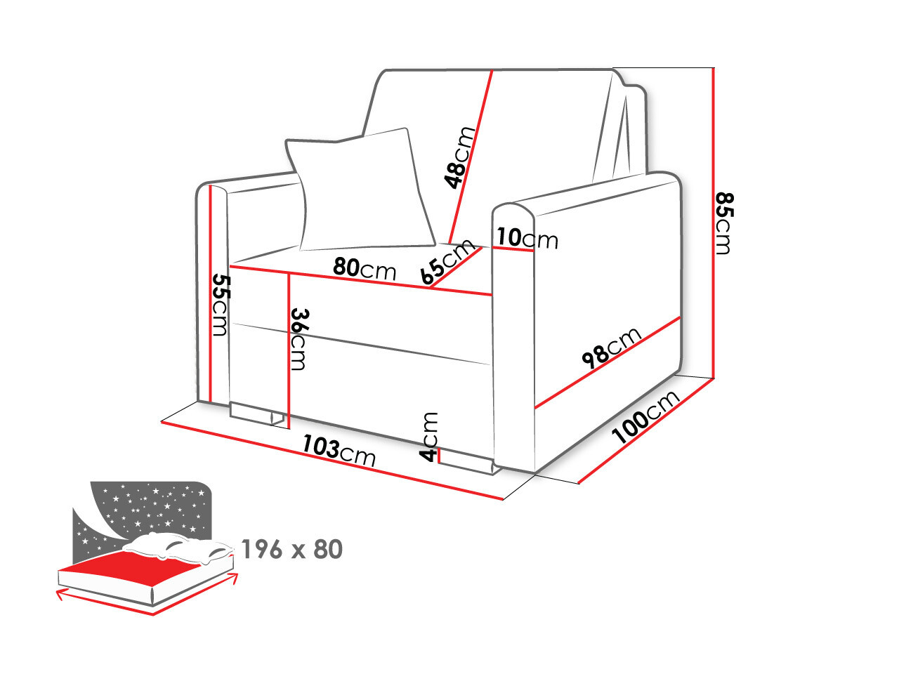 Armchair Solrin I (Tilia 17)