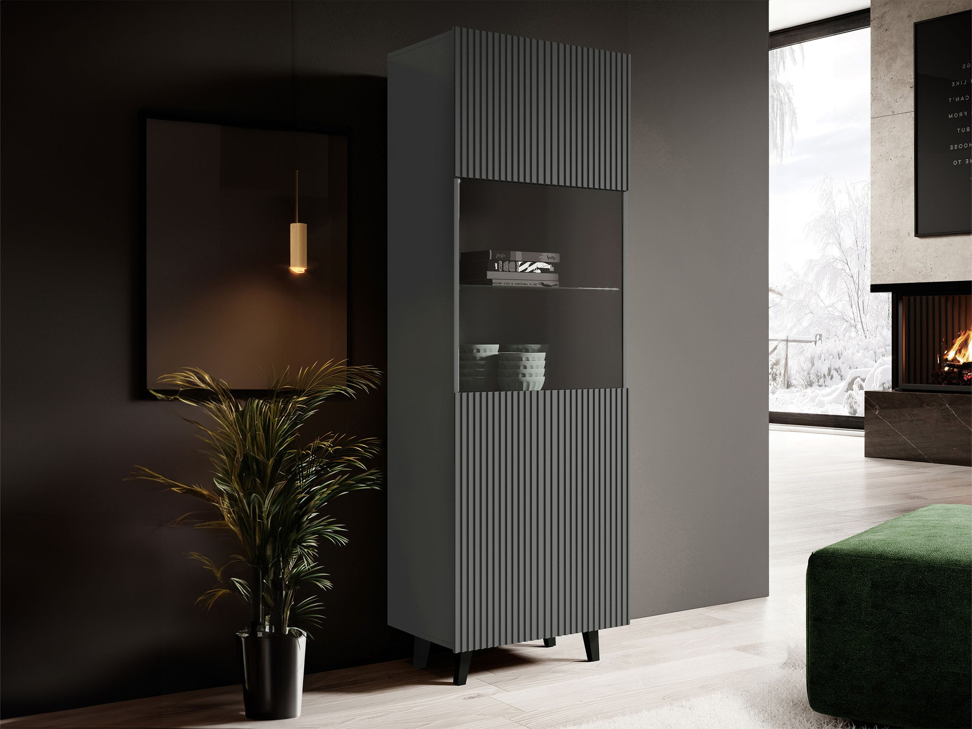 Bookcase Comes (Anthracite)