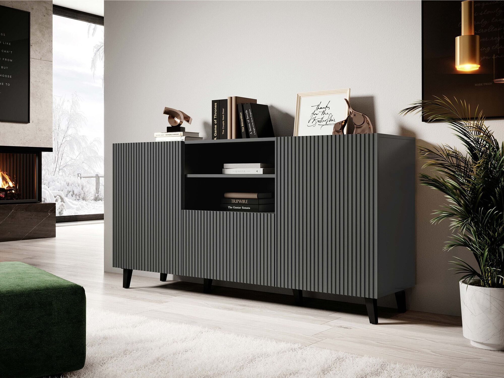Chest of drawers Comes (Anthracite)