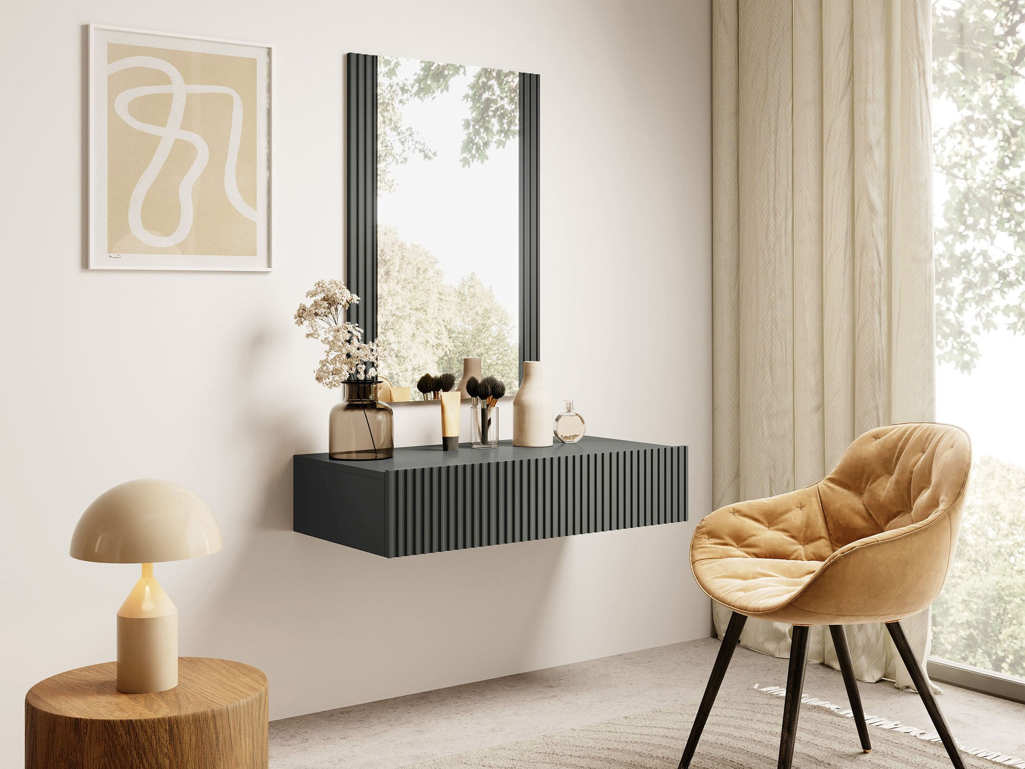 Dressing table Comes (Anthracite)