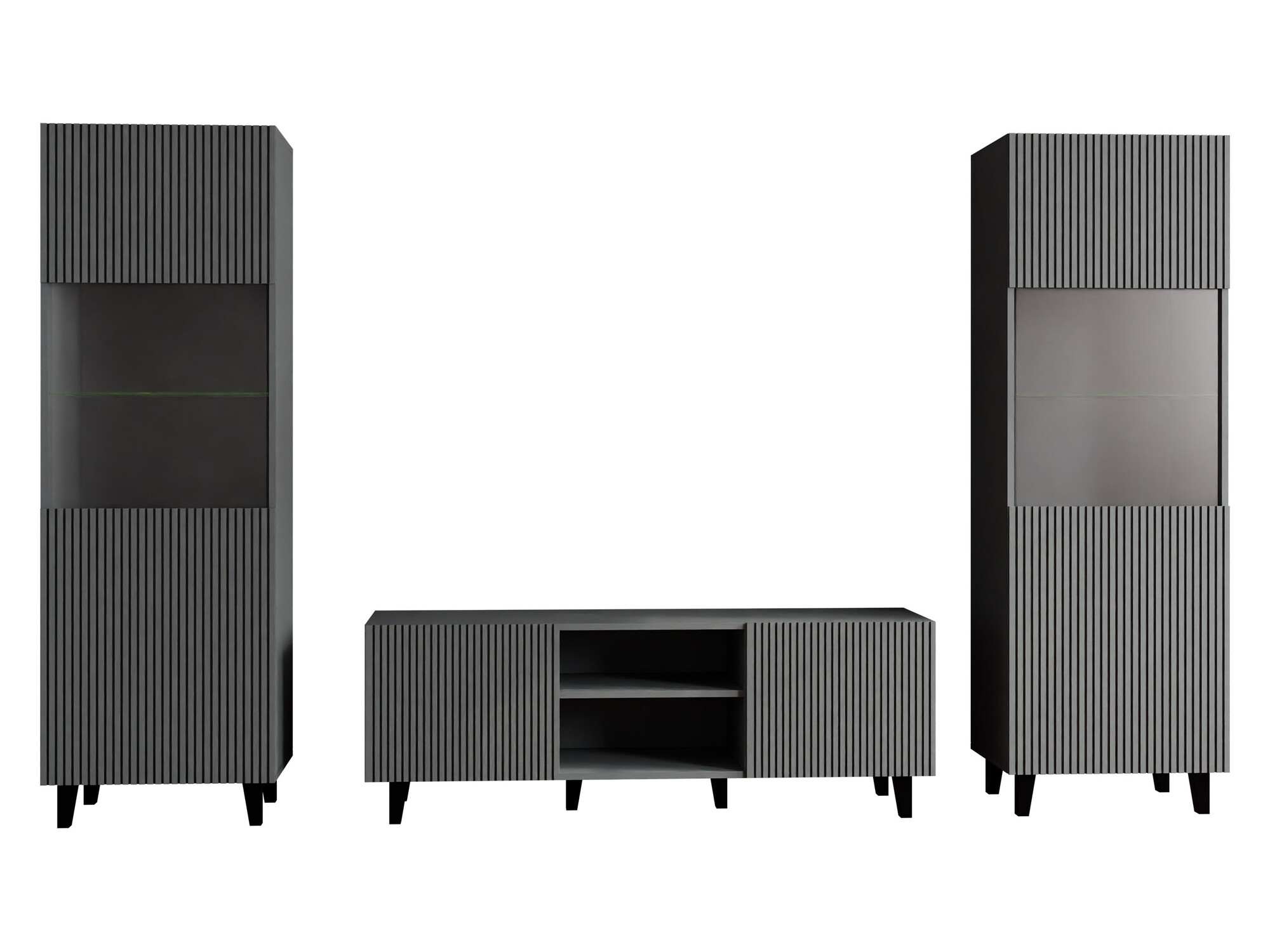 Living room set Comes (Anthracite)