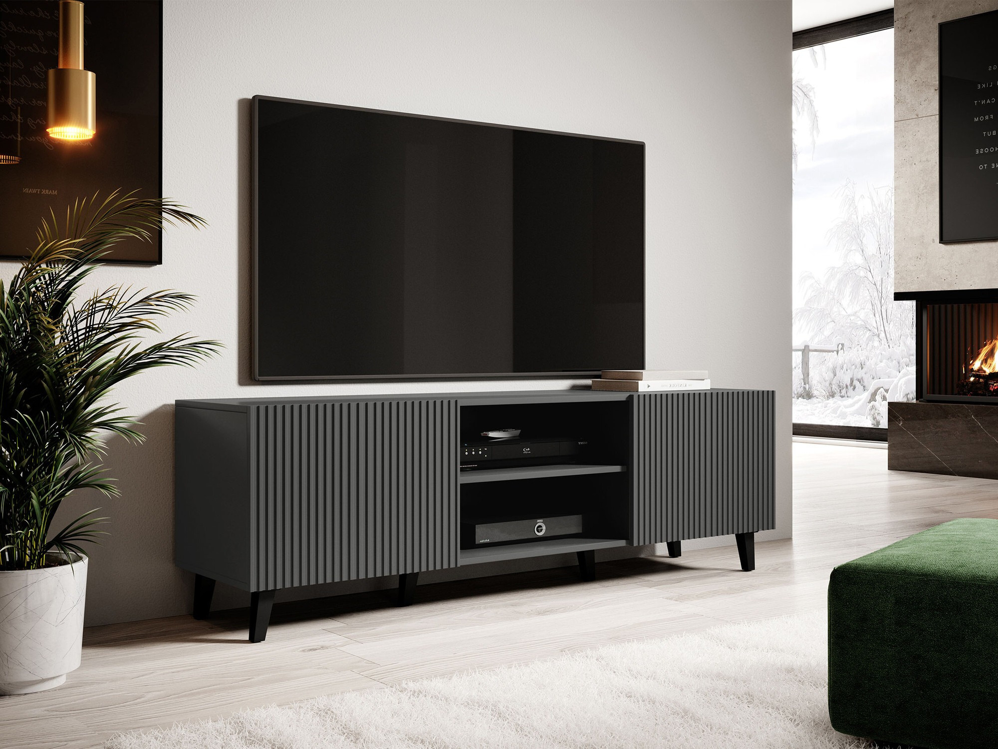 TV stand Comes (Anthracite)